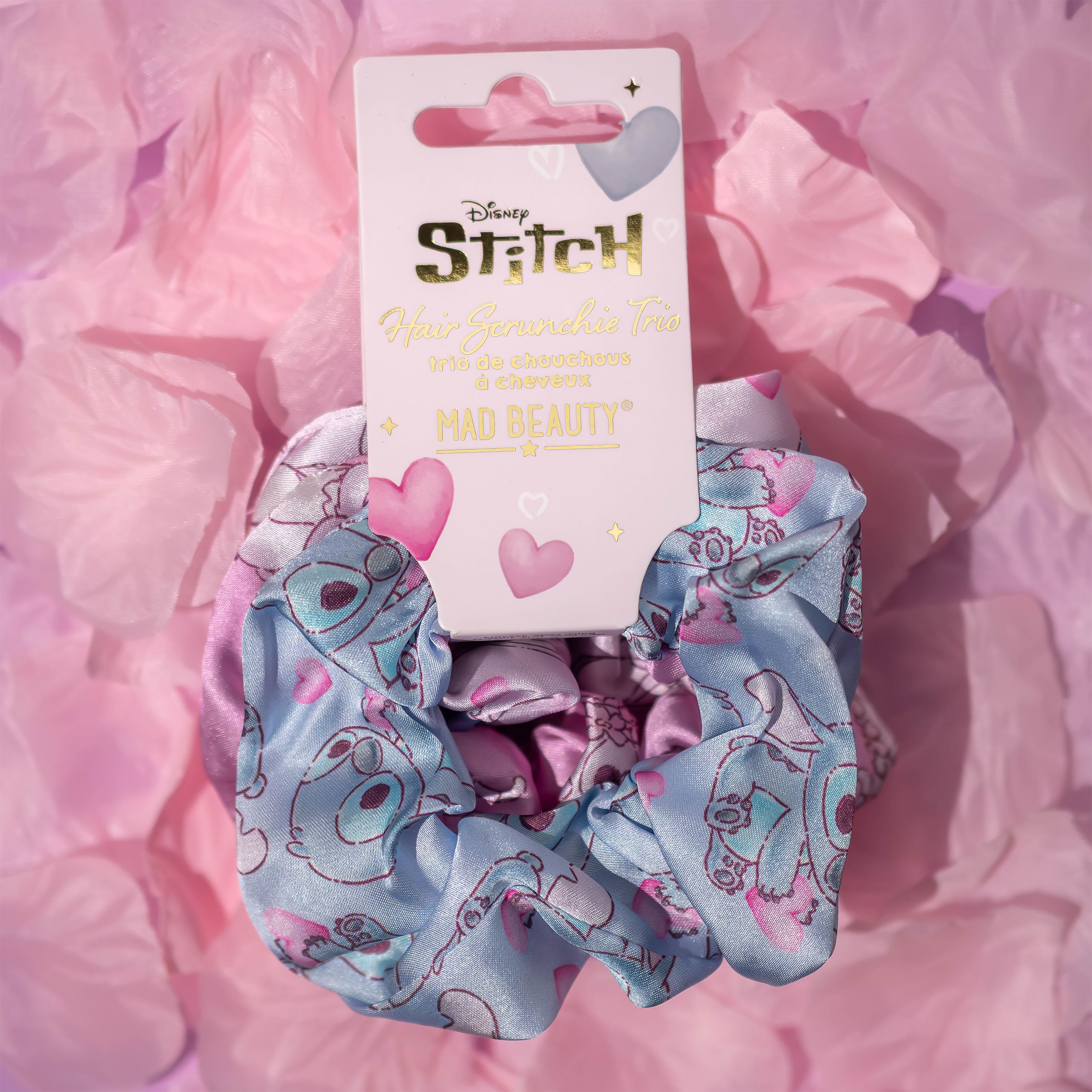 Lilo & Stitch - Set di 3 elastici per capelli Angel e Stitch