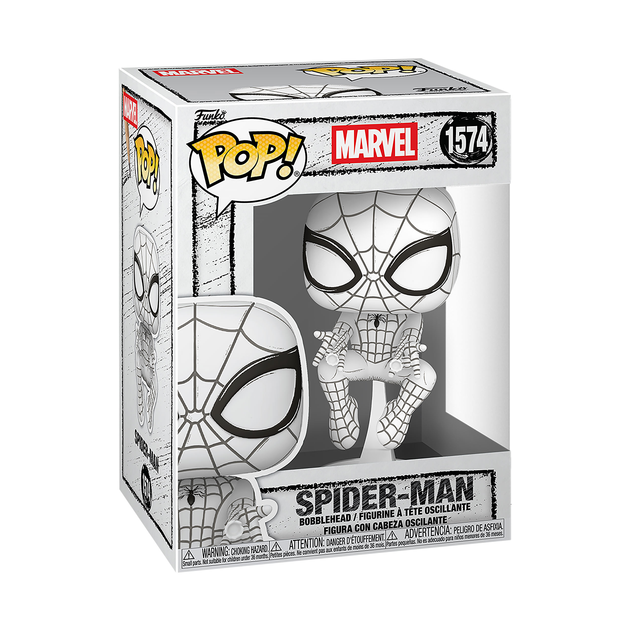 Spider-Man – Sketched Funko Pop! Figuur - Funko