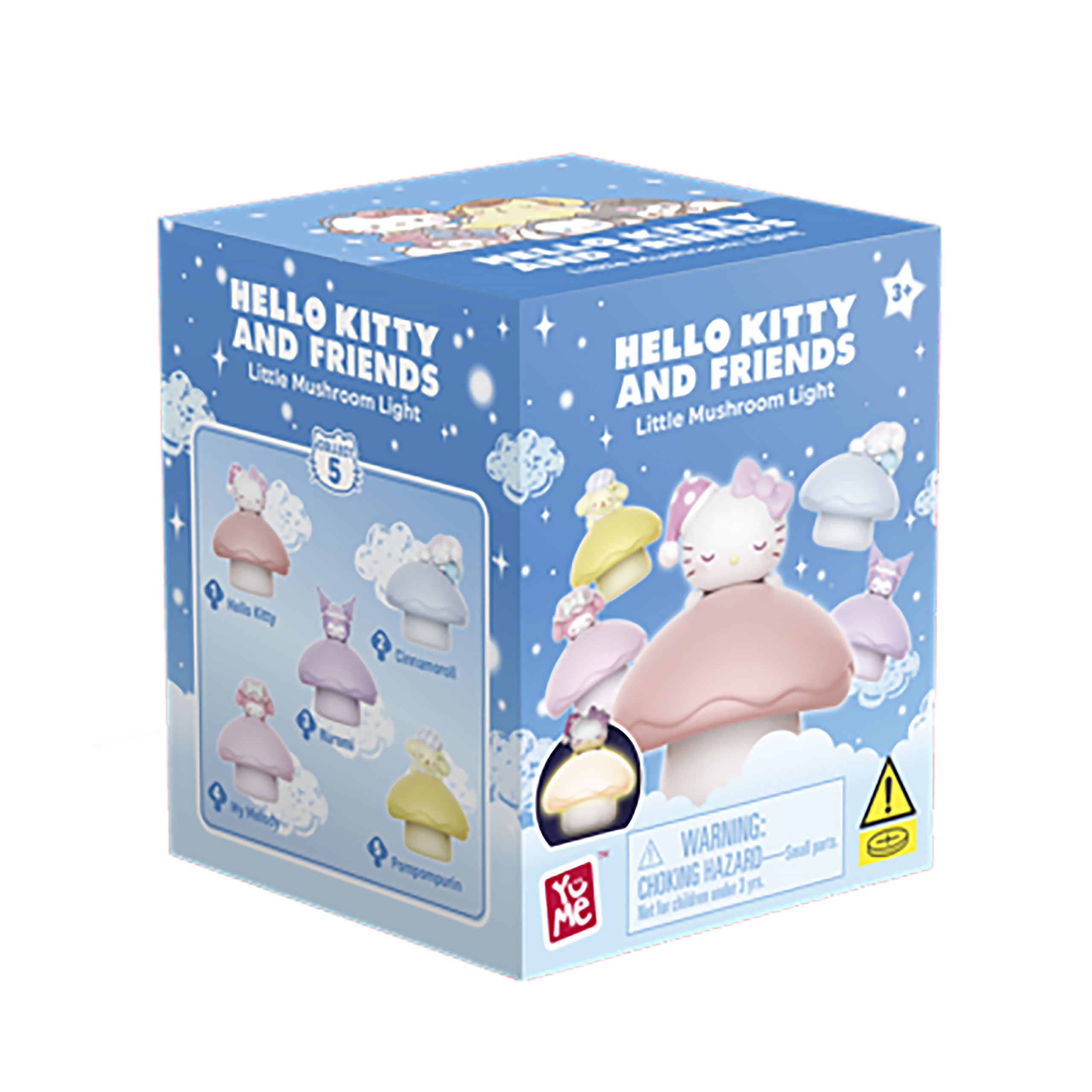 Hello Kitty and Friends - YuMe Little Mushroom nachtlampje mystery-figuur - Sanrio