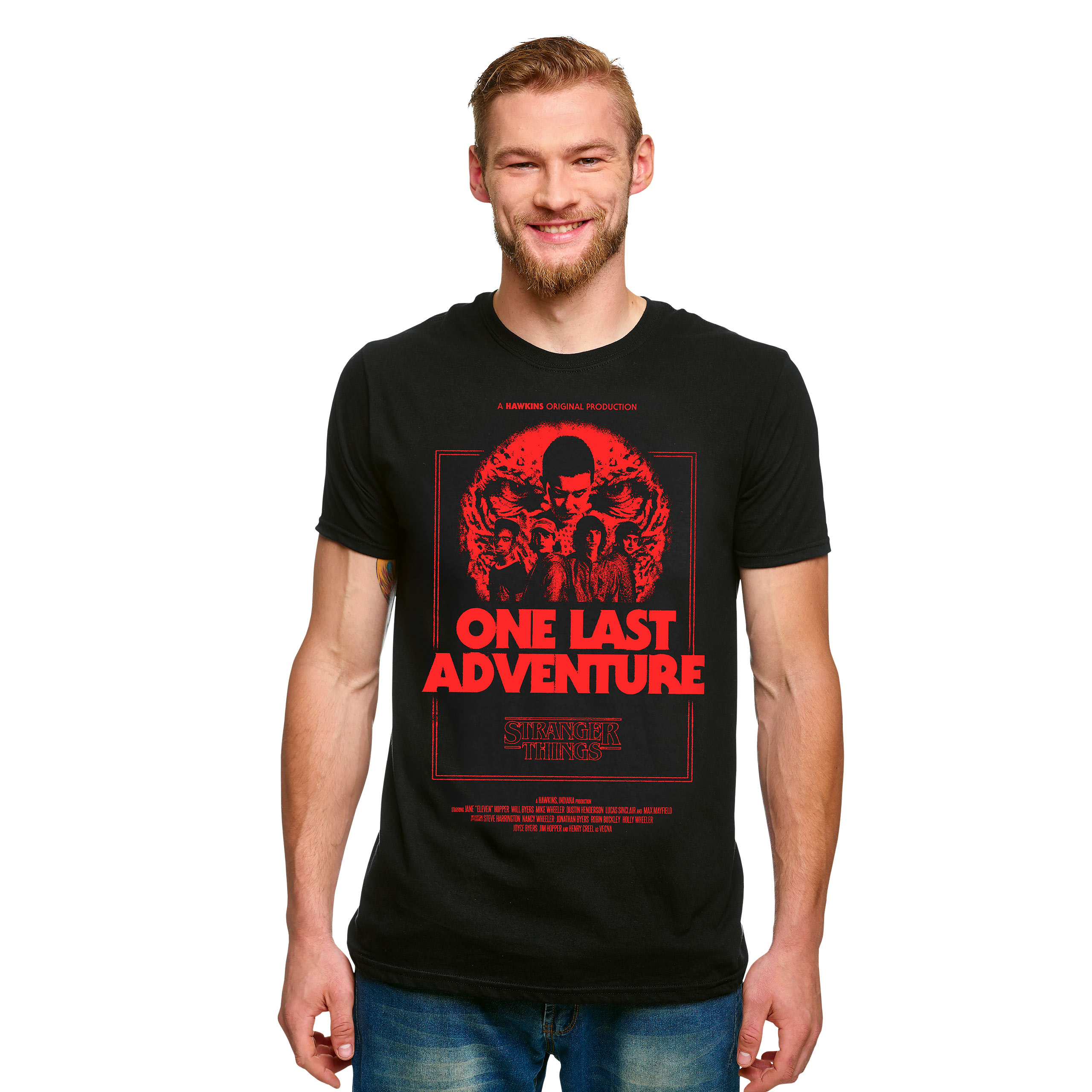 Stranger Things - One Last Adventure T-shirt - XL - Zwart