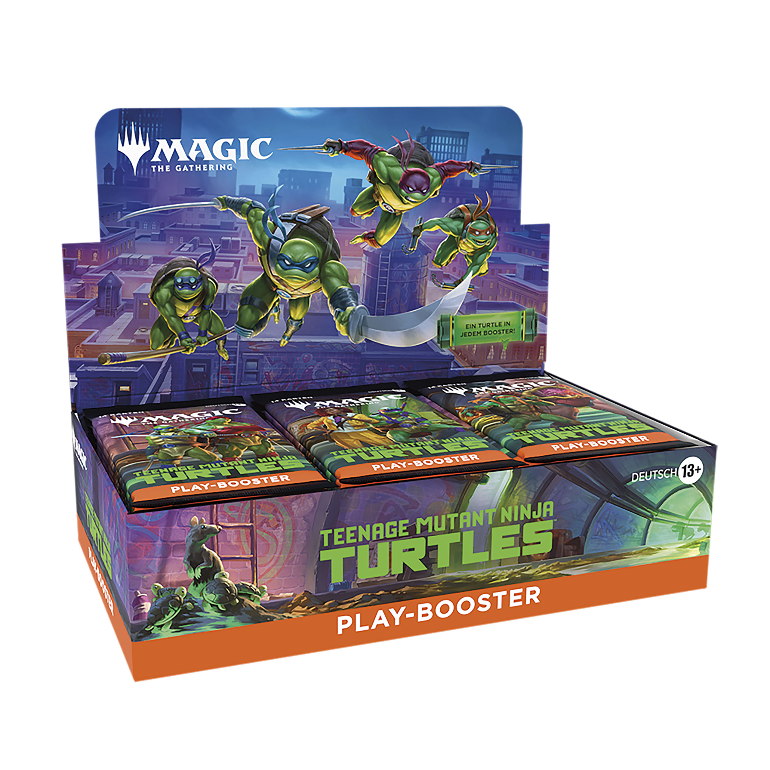 Teenage Mutant Ninja Turtles Play Booster versión alemana – Magic: The Gathering Display E1091583