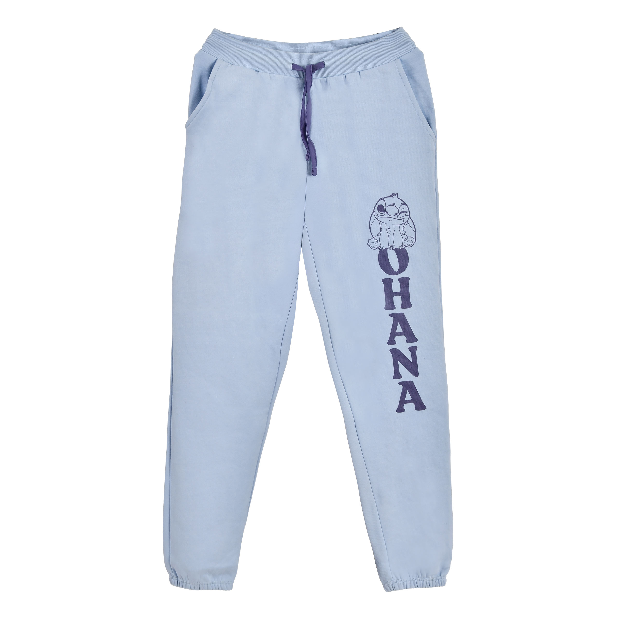 Stitch Ohana Joggingbroek - Lilo & Stitch - L - Blauw
