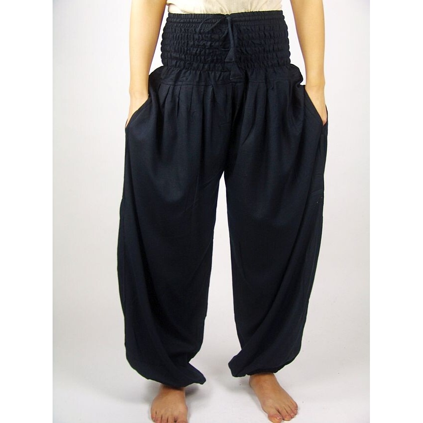 Pantalon médiéval Cleo noir - XS - _ - Leonardo Carbone