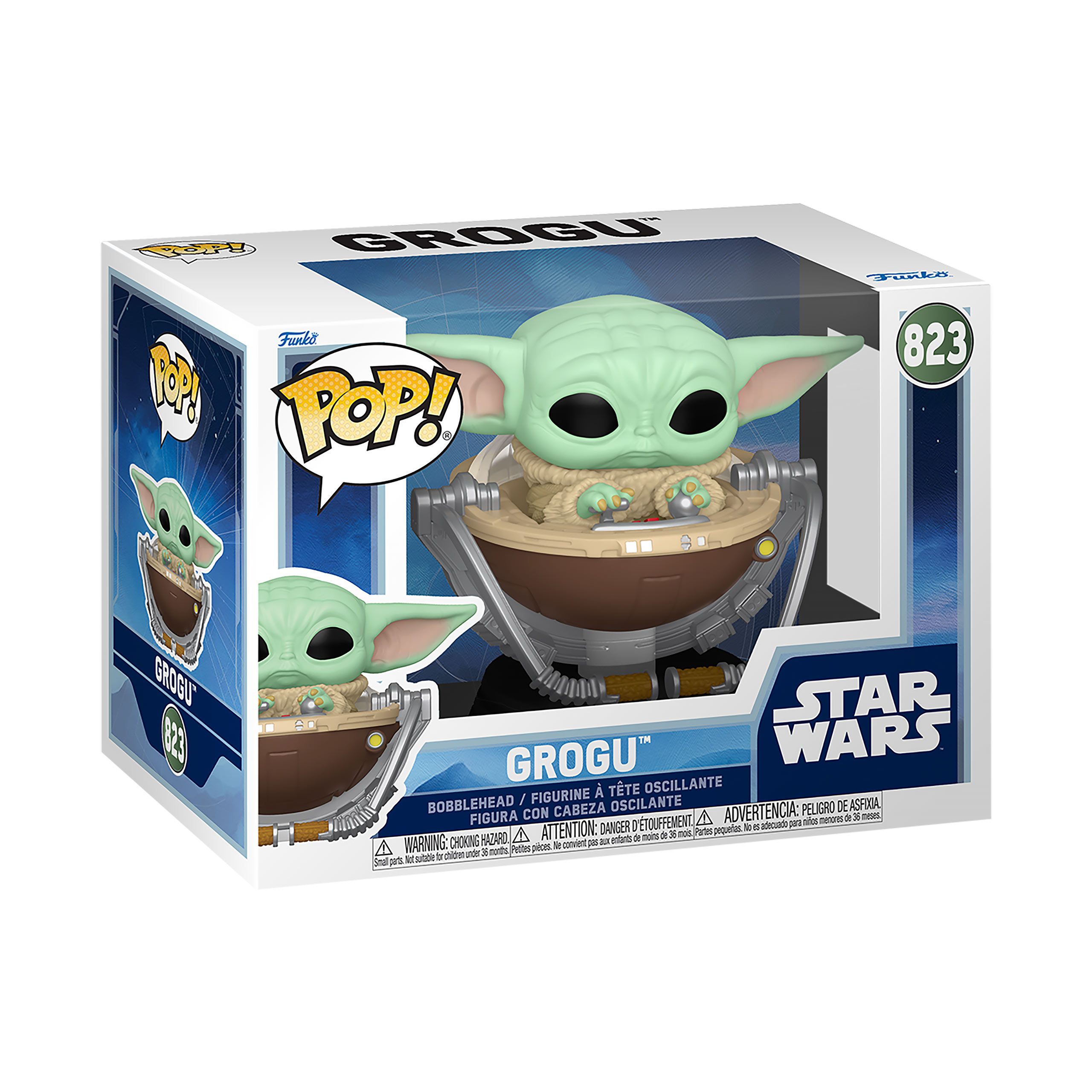 Grogu in kinderwagen Funko Pop bobblehead-figuur - Star Wars The Mandalorian and Grogu - Funko