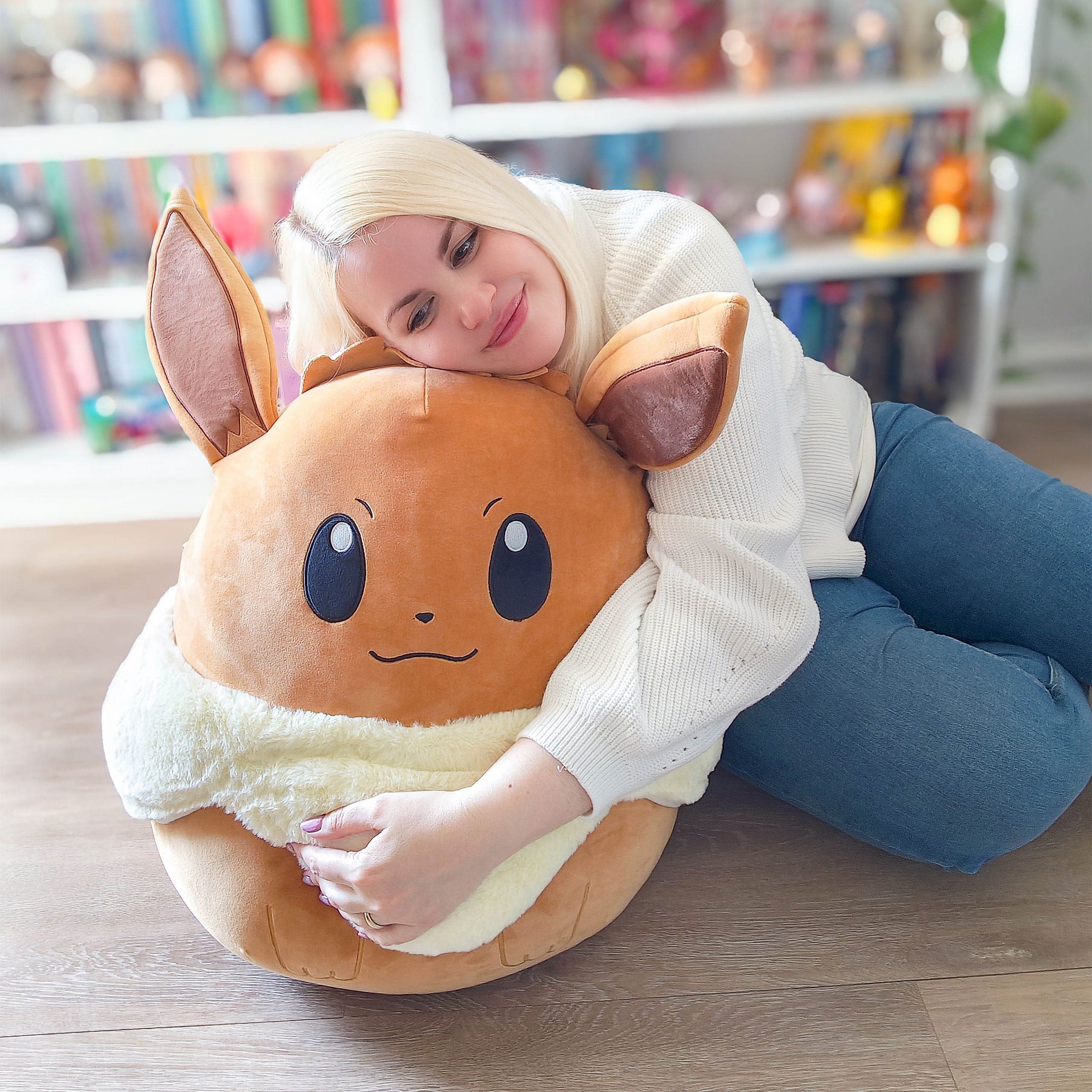 Pokemon - Evoli Squishmallows Jumbo Plüsch Figur - Jazwares