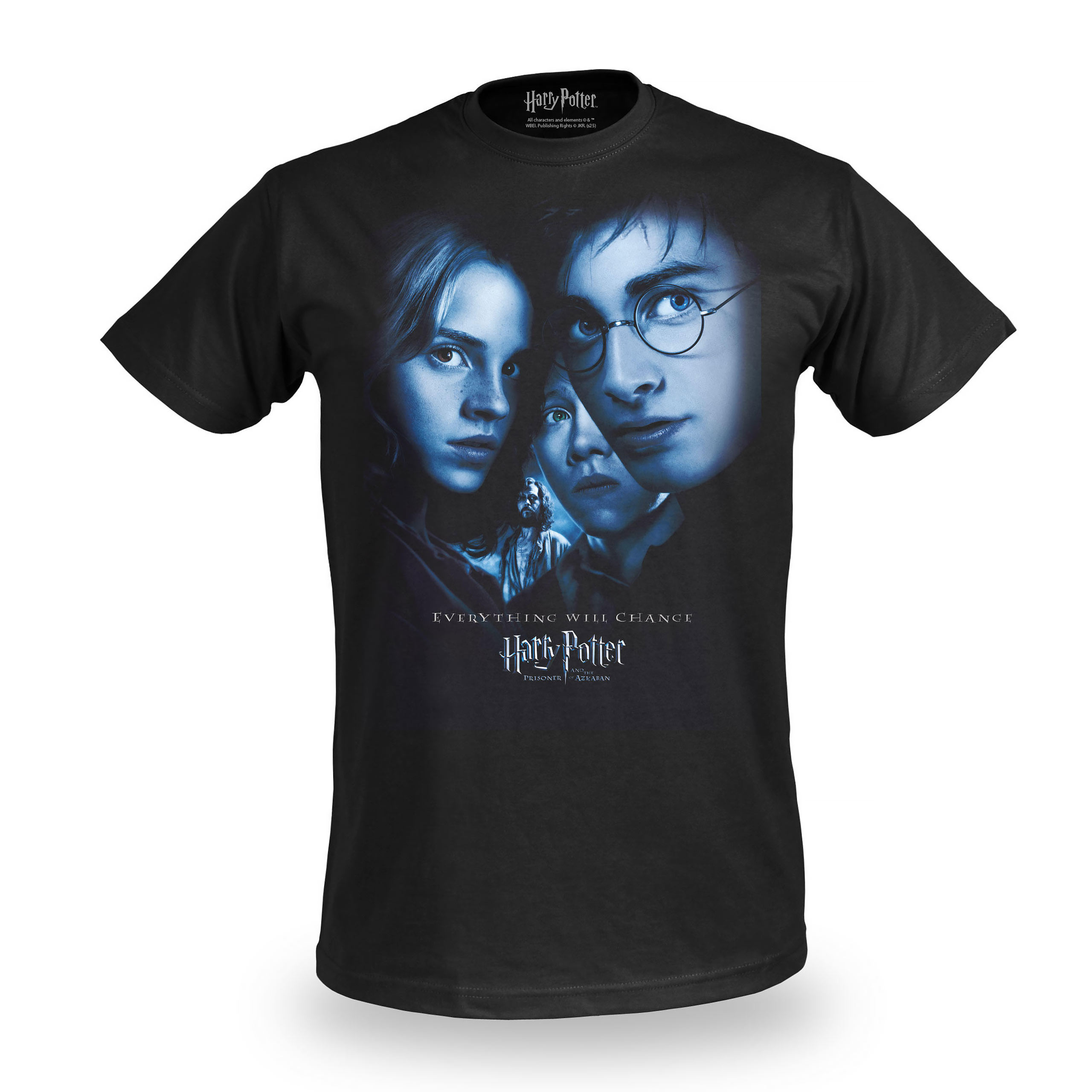 Der Gefangene von Askaban Poster T-Shirt - Harry Potter - XL - Schwarz