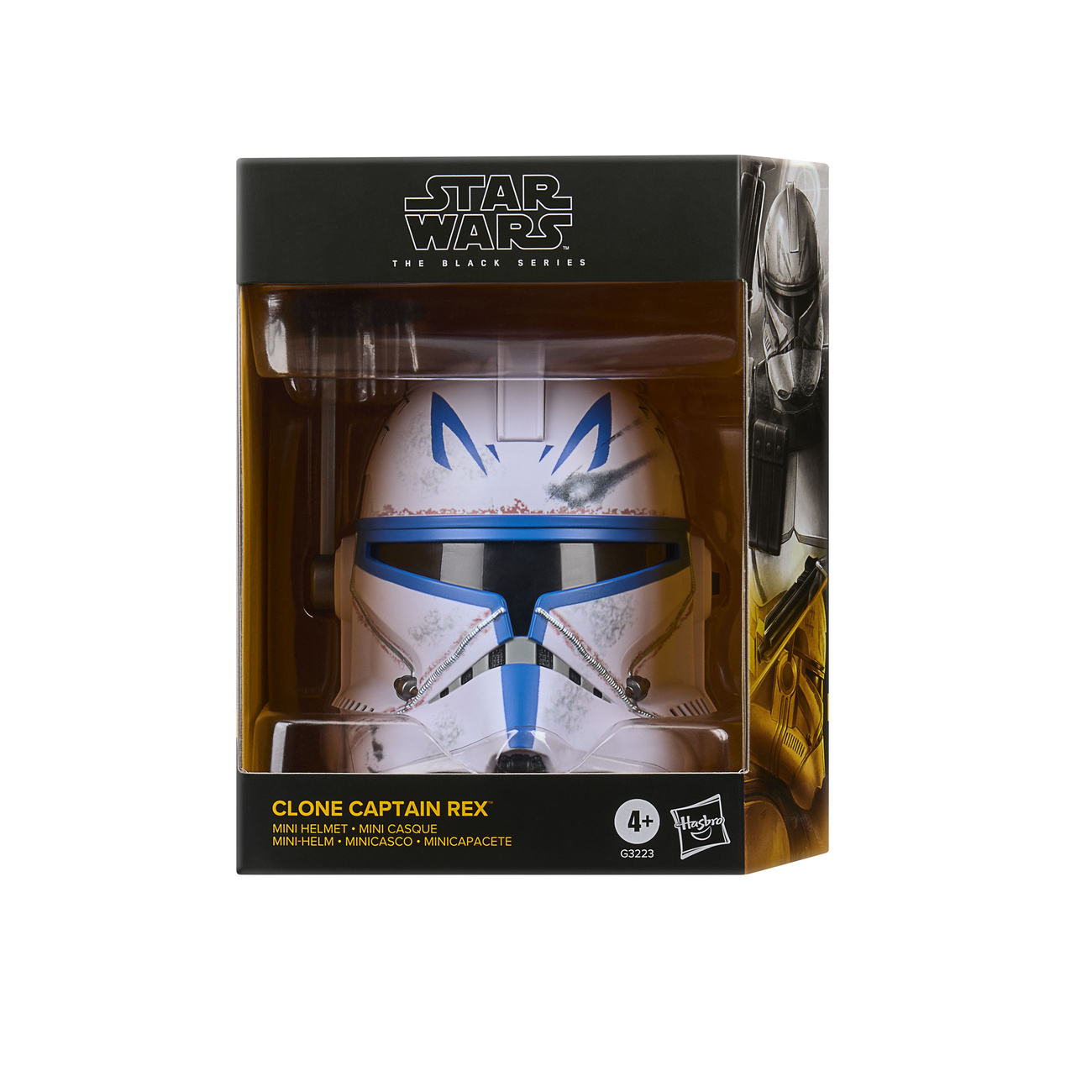 Star Wars - Réplica de mini casco de Captain Rex sobre base