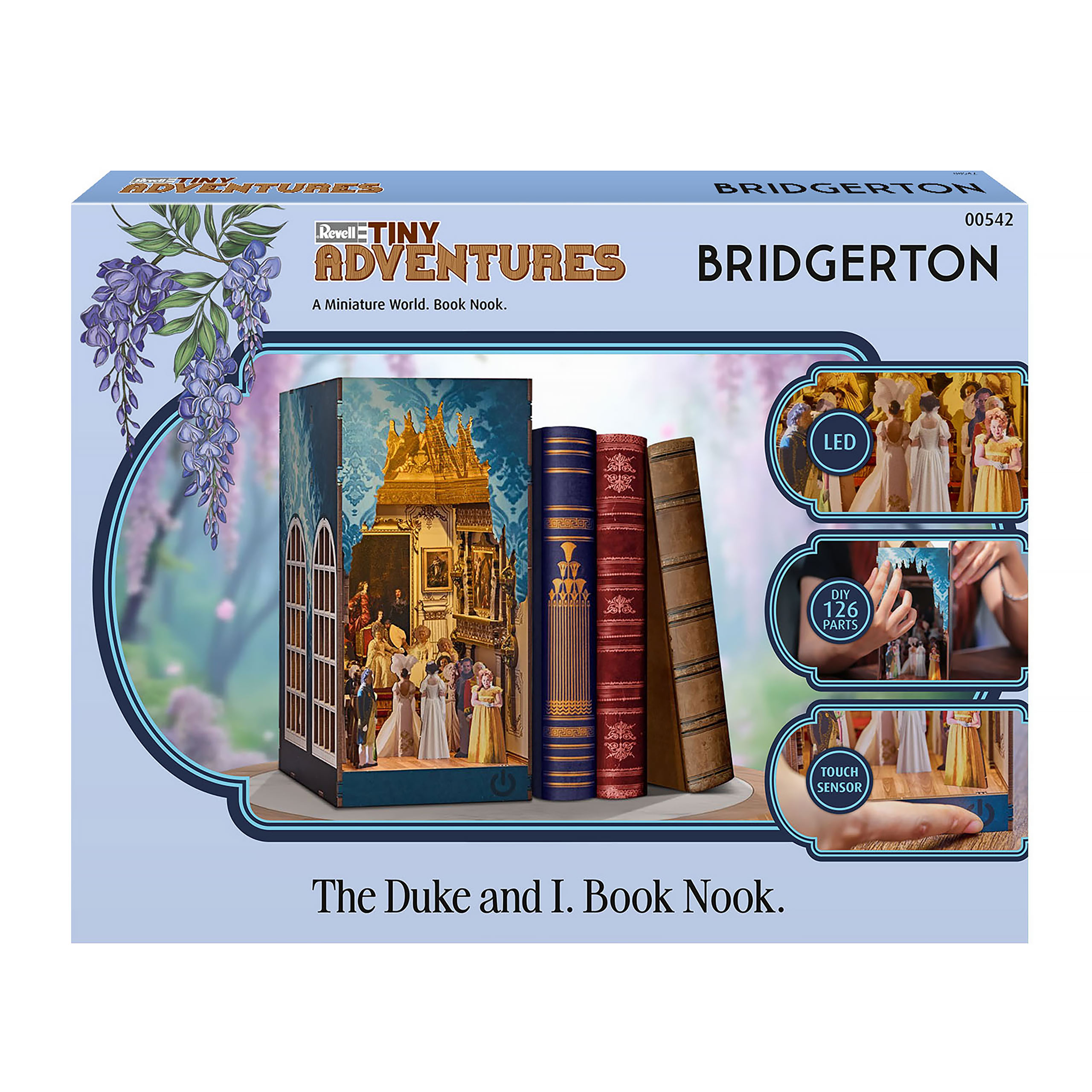 Bridgerton - The Duke and I Book Nook Model Kit Wood