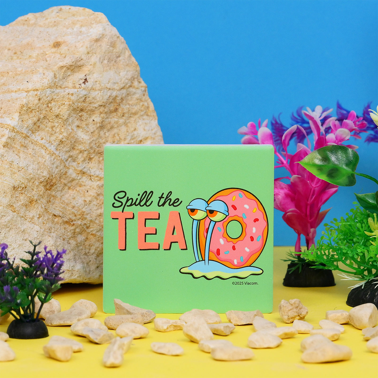SpongeBob - Gary Spill The Tea Coaster