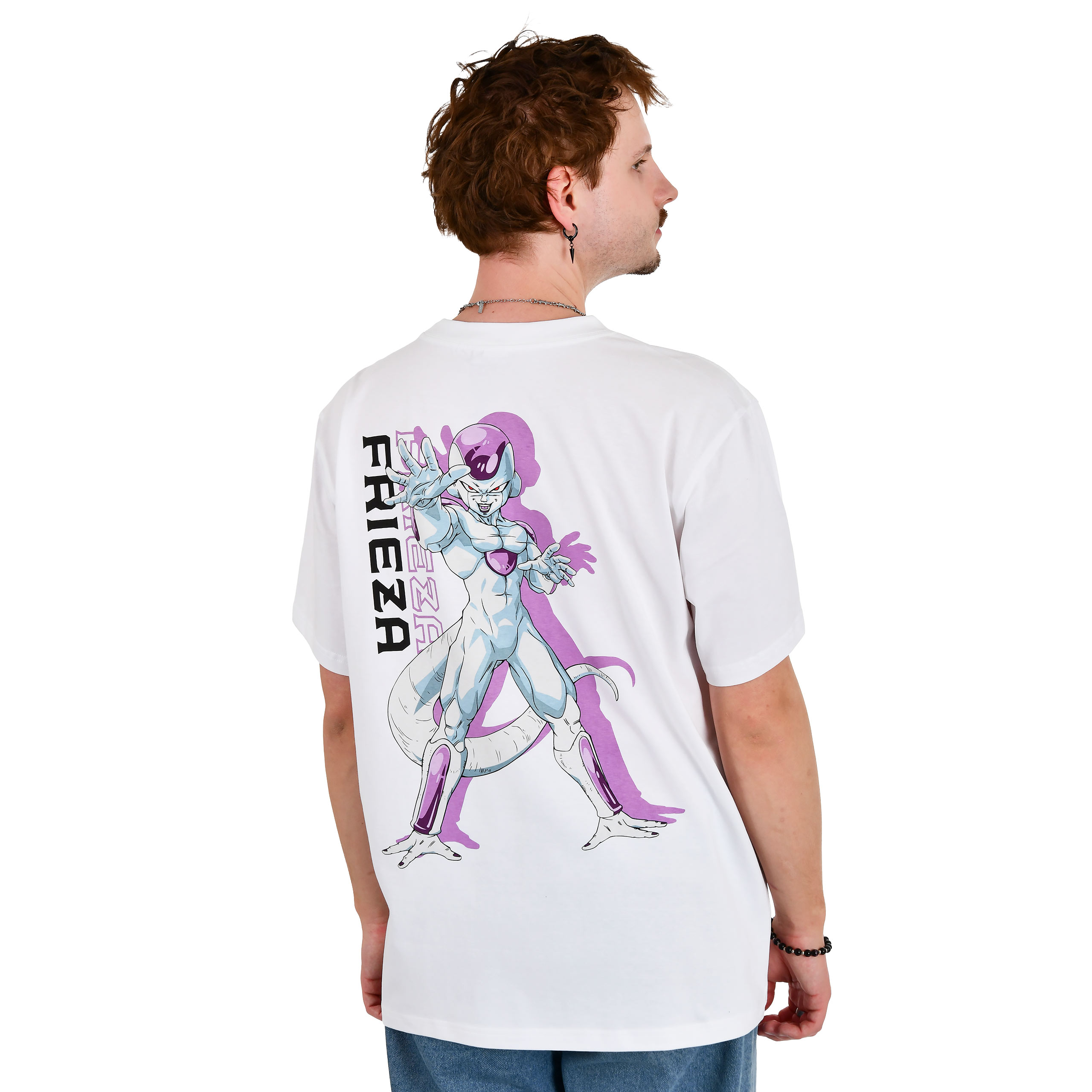 Dragon Ball Z - T-shirt oversize Freezer bianca - S - Bianco