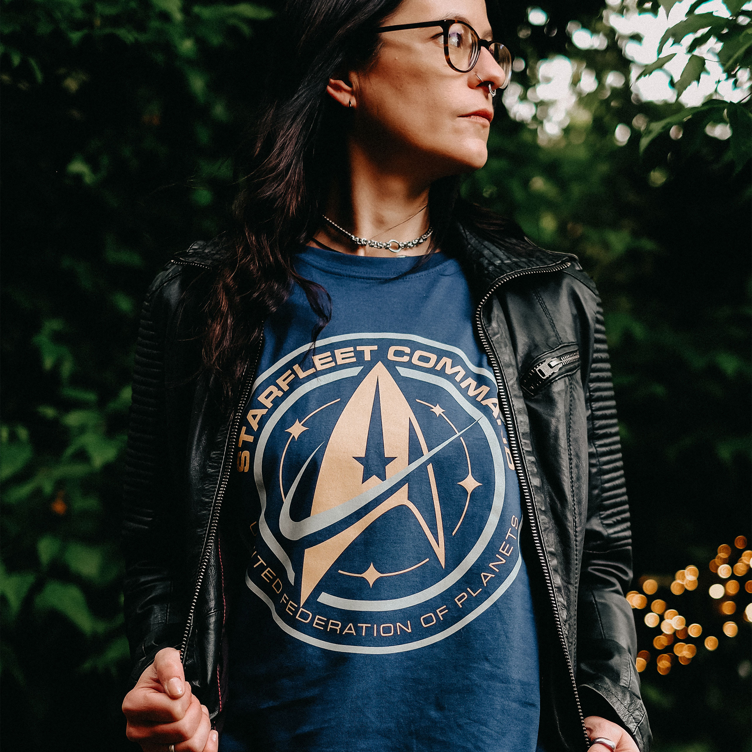 Star Trek - Starfleet Command T-shirt blauw - M - Blauw
