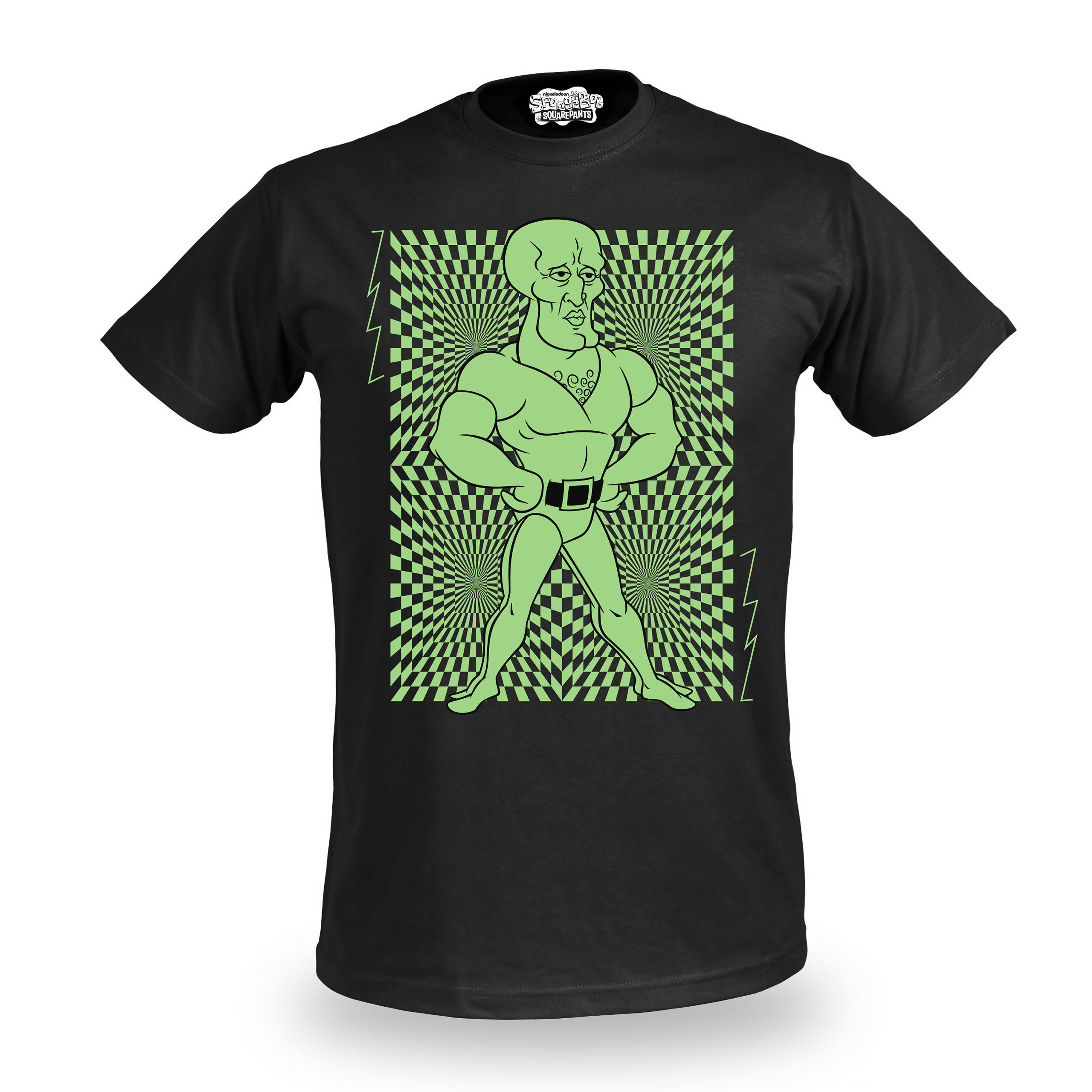 SpongeBob - Handsome Squidward T-Shirt - XXXL - Black