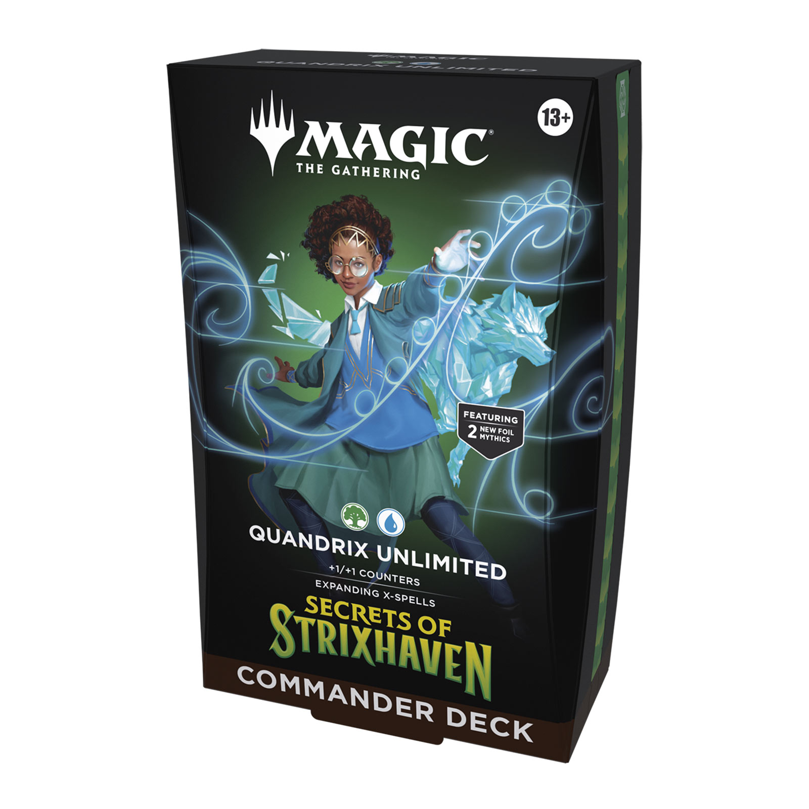 Secret of Strixhaven Quandrix Unlimited Commander Deck Engelse versie - Magic: The Gathering