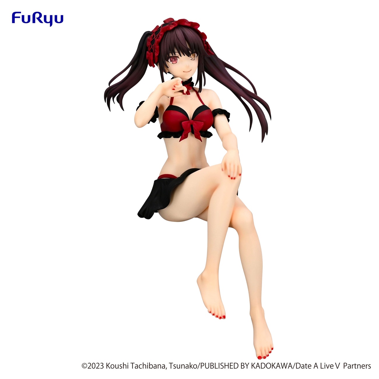 Date A Live Noodle Stopper Estatua PVC Kurumi Tokisaki Swimsuit Ver. 15 cm - Furyu