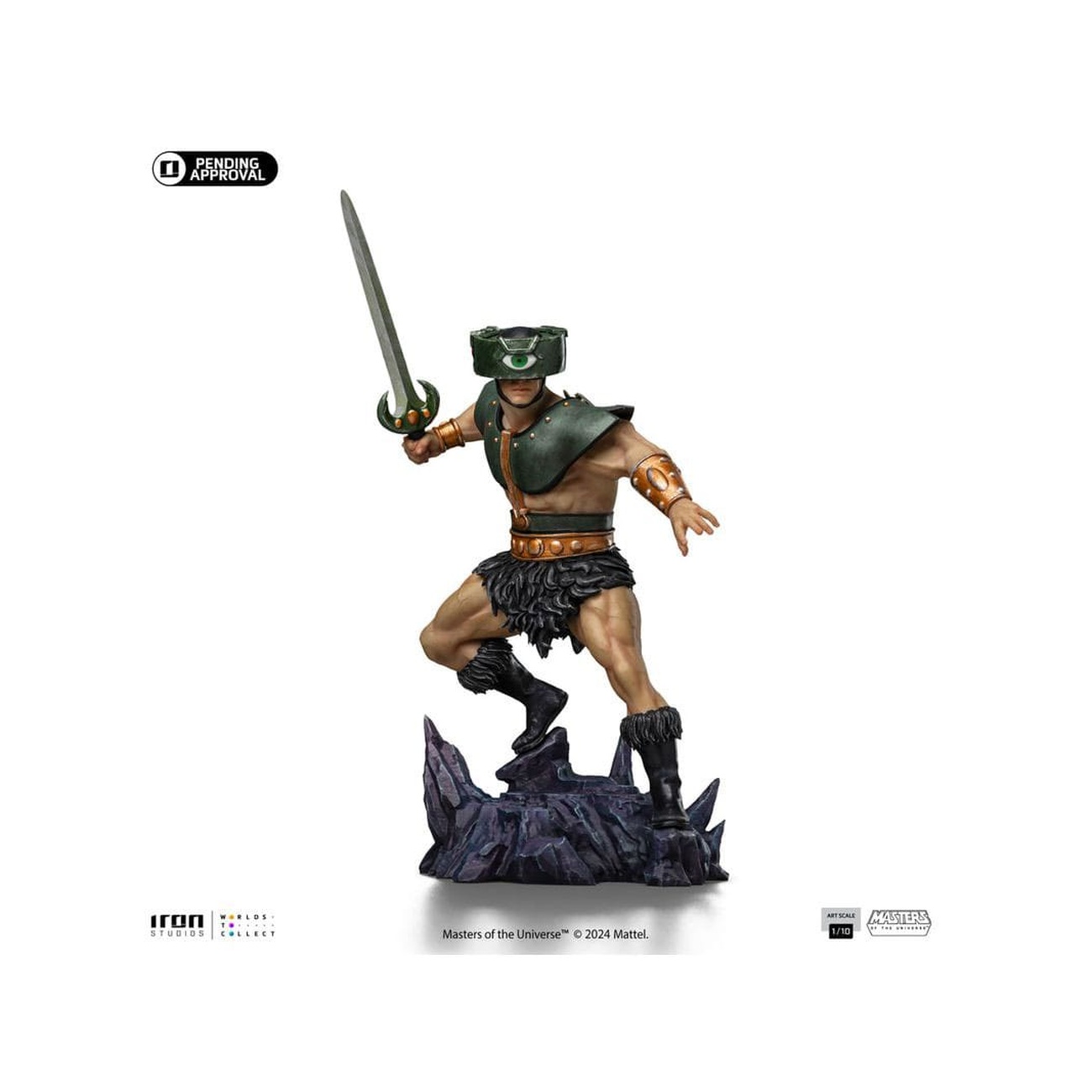 Masters of the Universe Art Scale Beeld 1 10 Tri-Klops 24 cm - Iron Studios