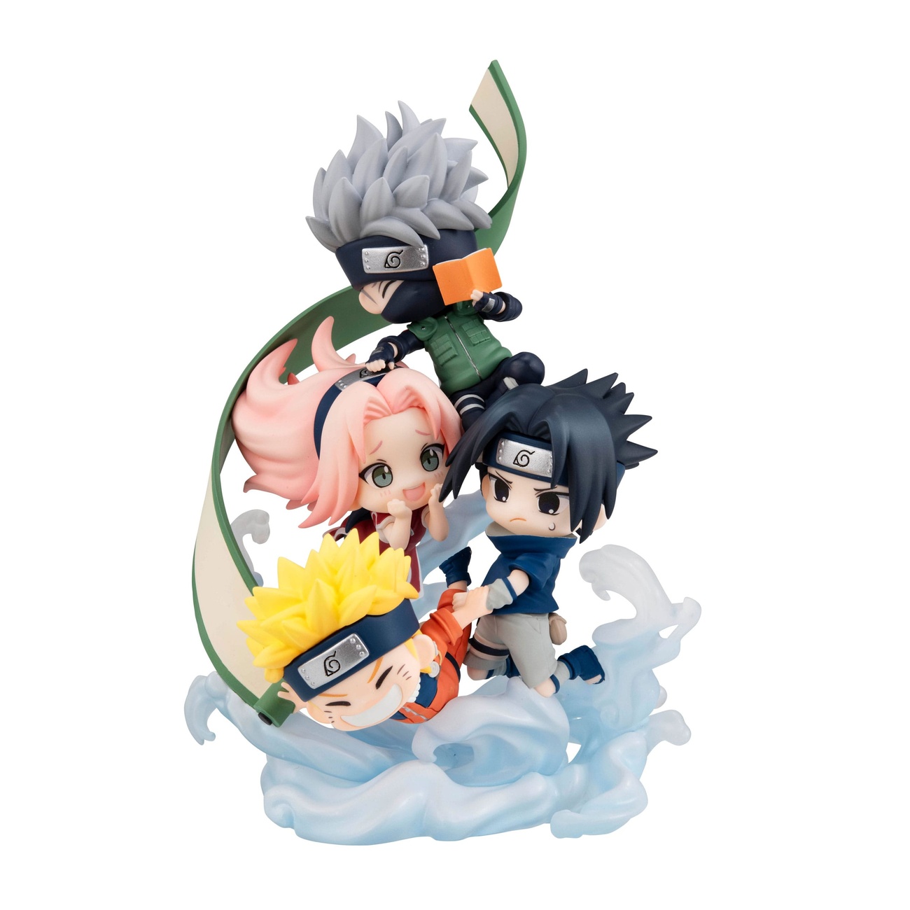 Naruto Shippuden FigUnity PVC mini-beeld Gather here, Team 7 13 cm - Megahouse