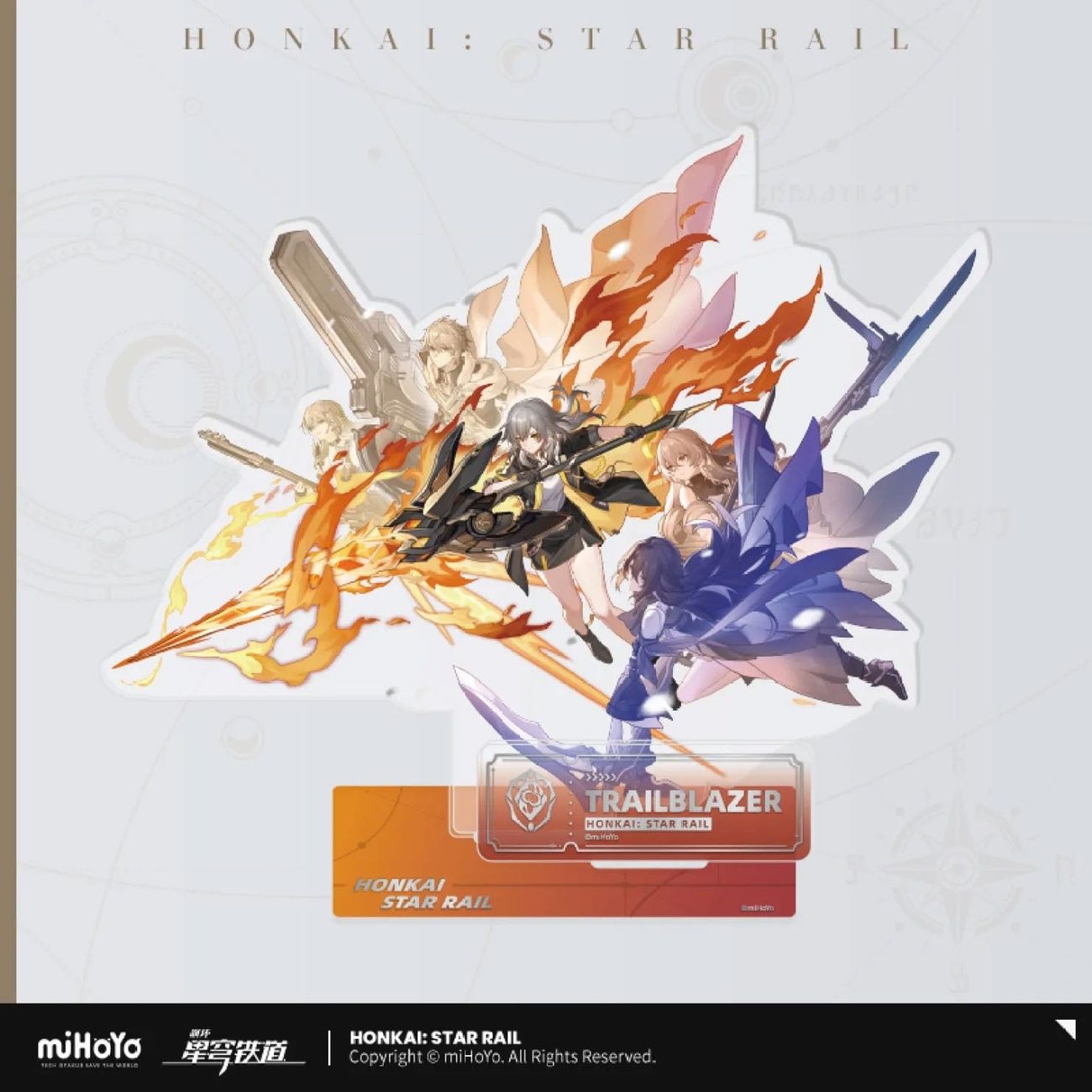 Honkai: Star Rail Preservation of Path Series Figura de acrílico Trailblazer (mujer) 23 cm - MiHoYo