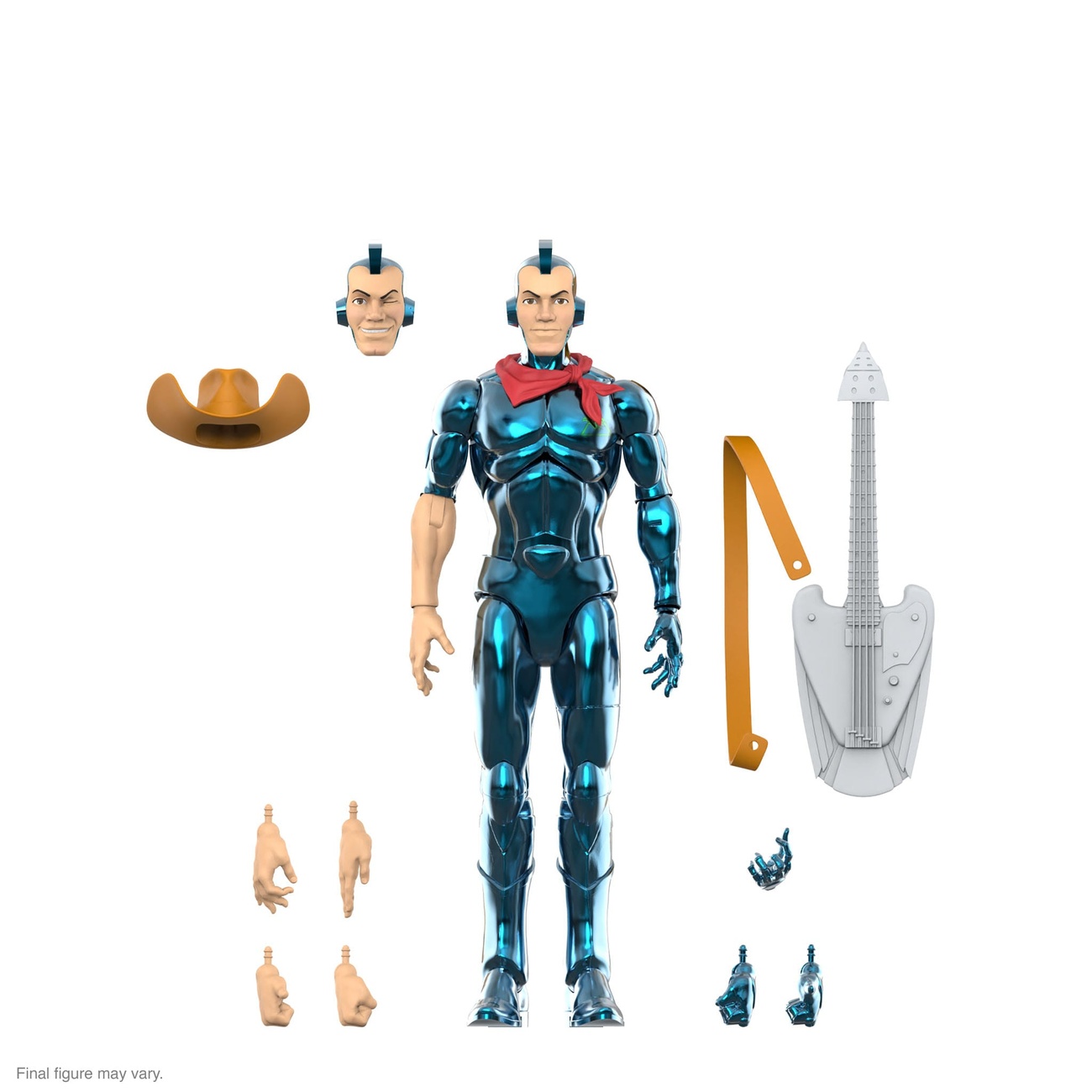 Figura de acción SilverHawks Ultimates Bluegrass (versión juguete - vac metal) 18 cm - Super7