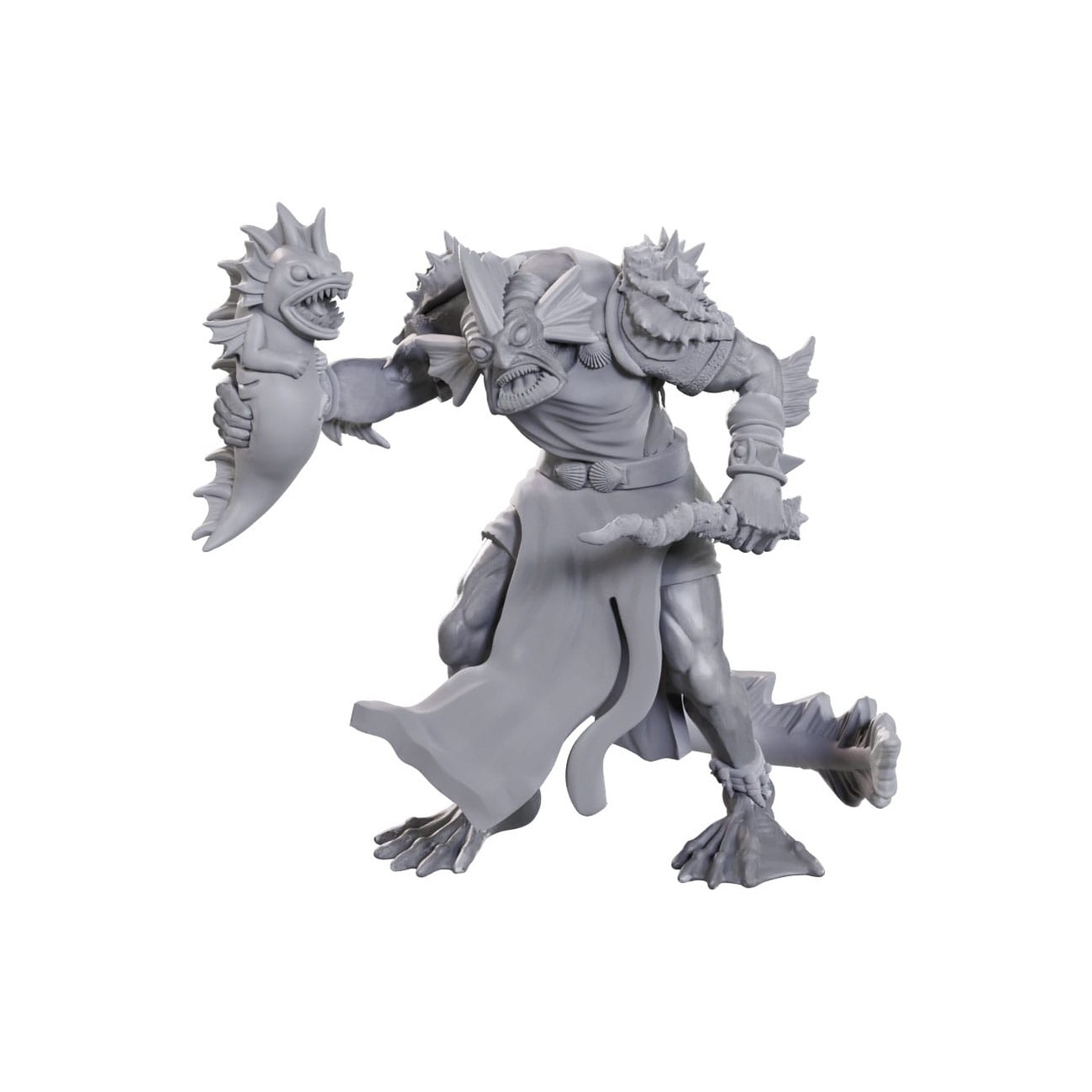 D&D Nolzur's Marvelous Miniatures Onbeschilderde Miniaturen Sahuagin Priesteres - NECA