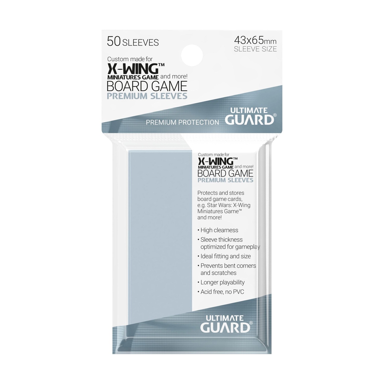 Fundas para juegos de mesa Ultimate Guard (50) – X-Wing Miniatures Game - Ultimate Guard