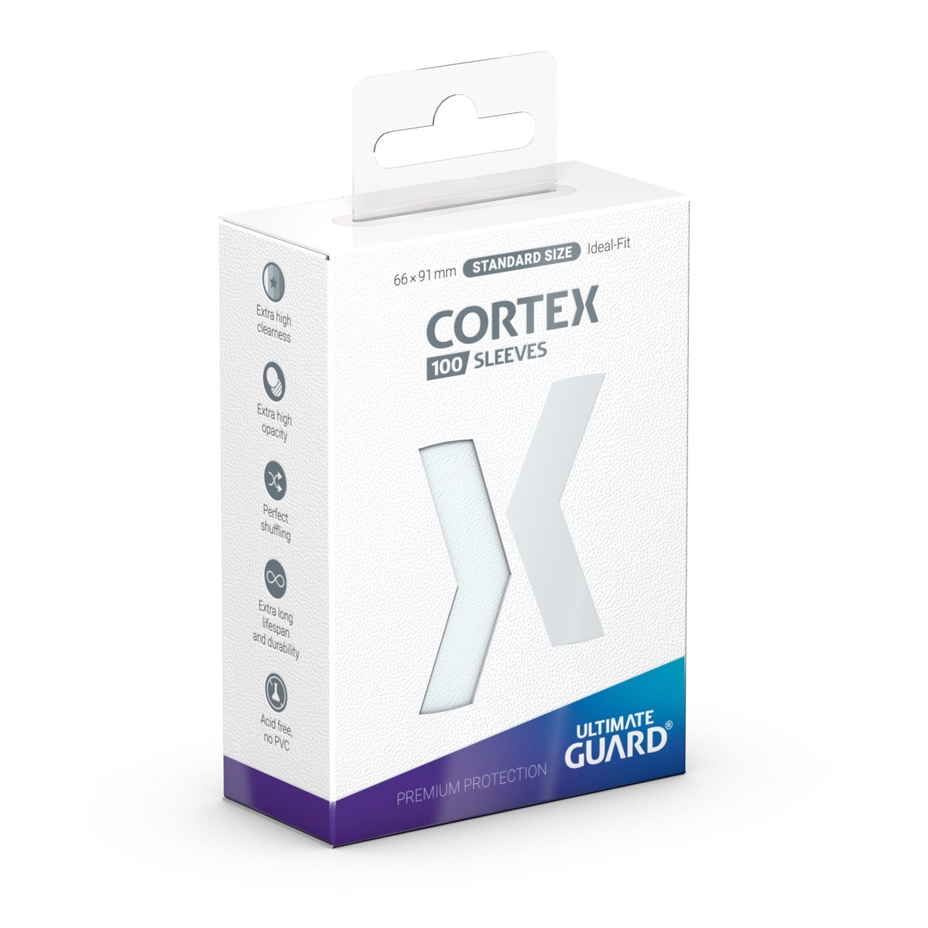 Ultimate Guard Cortex Sleeves Standard Size (100) - Transparent - Ultimate Guard