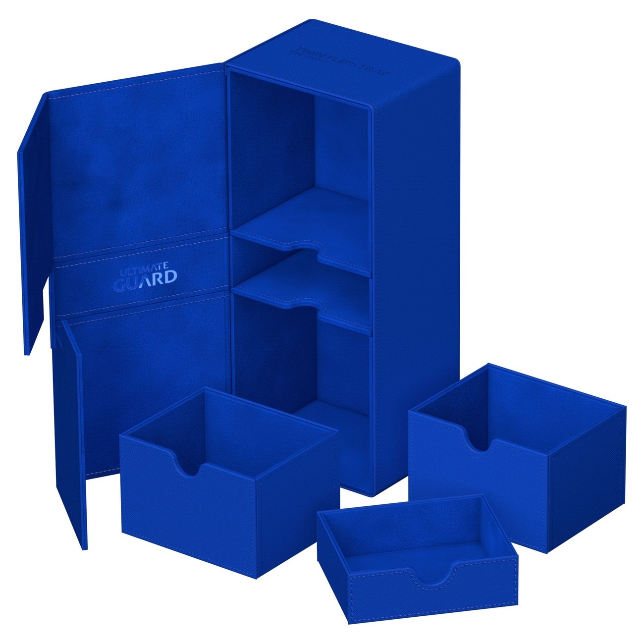 Ultimate Guard Twin Flip'n'Tray 266+ Xenoskin - Blue - Ultimate Guard