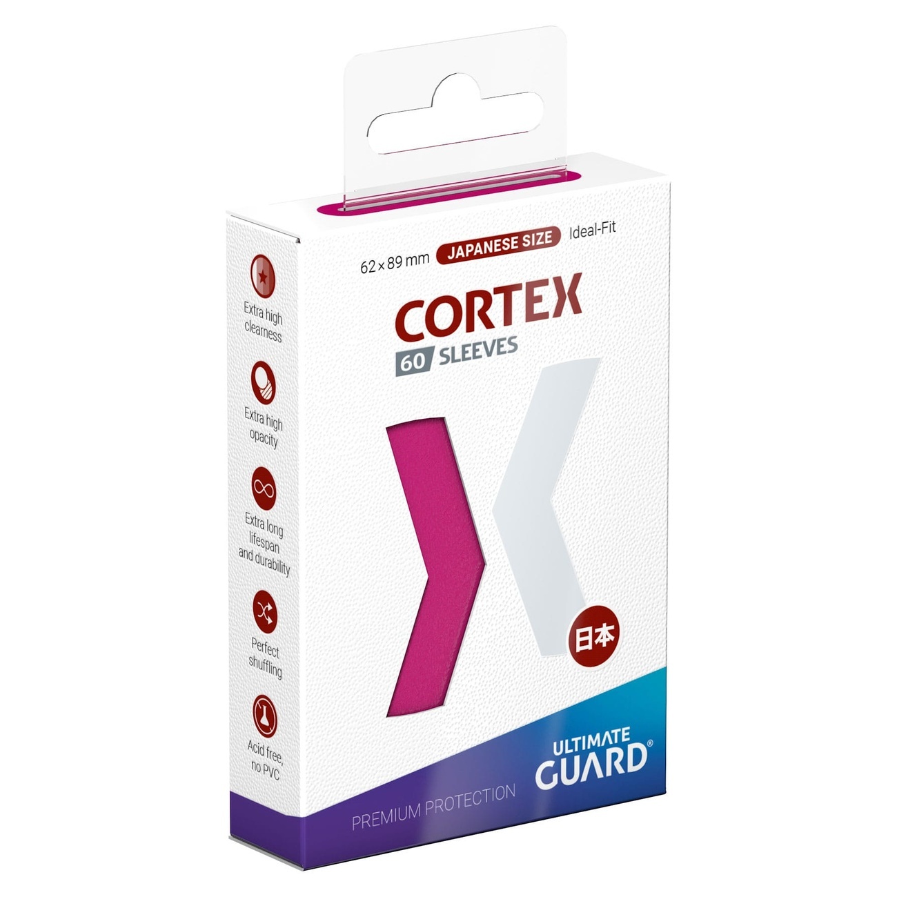 Ultimate Guard Cortex Sleeves Japans formaat (60) - Roze - Ultimate Guard