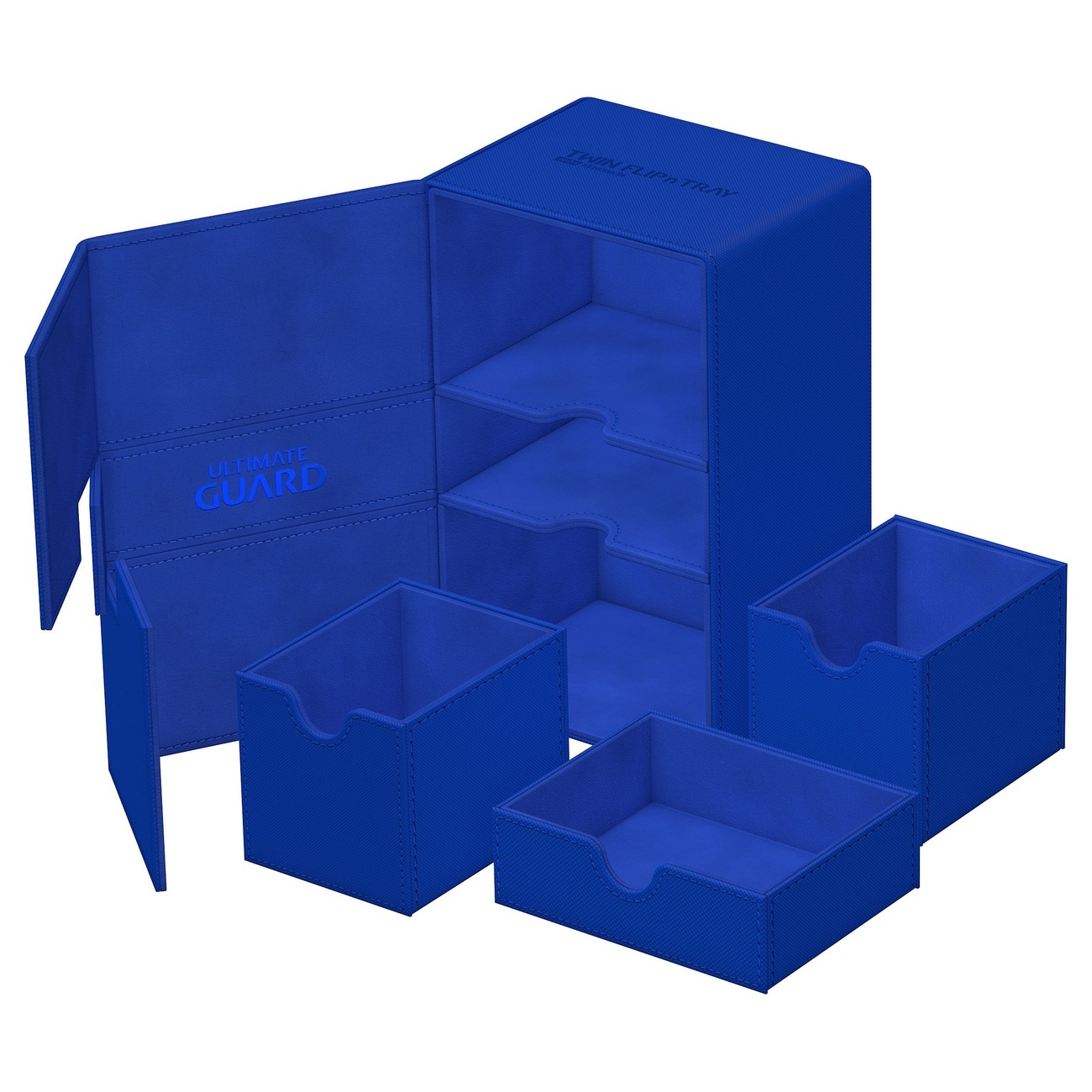Ultimate Guard Twin Flip'n'Tray 160+ Xenoskin - Blauw - Ultimate Guard