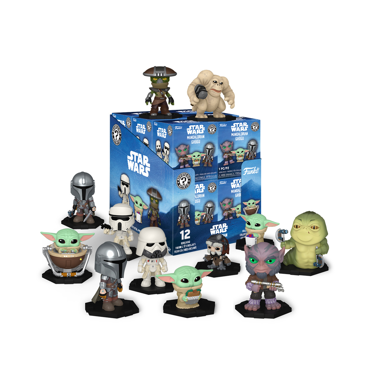 Star Wars: Mandalorian & Grogu - Funko Pop Mystery Figure Display - Funko