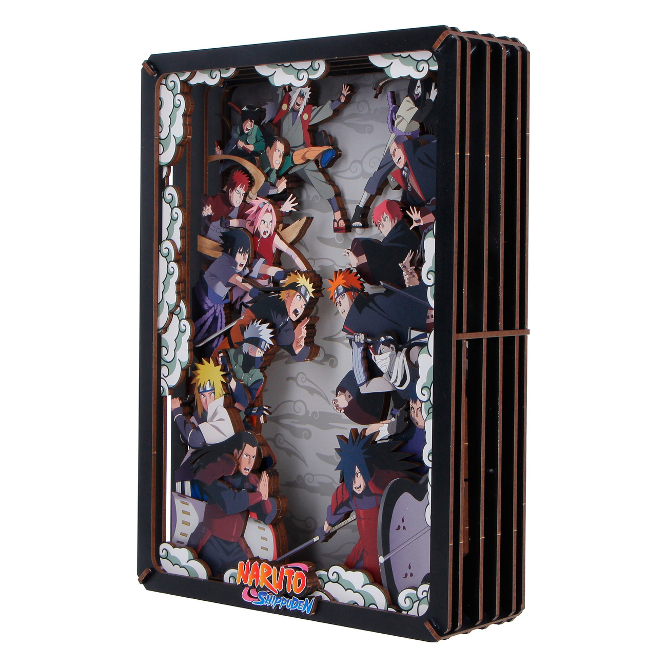 Naruto - Combat Wooden Theatre 3D fotolijst - Nemesis Now