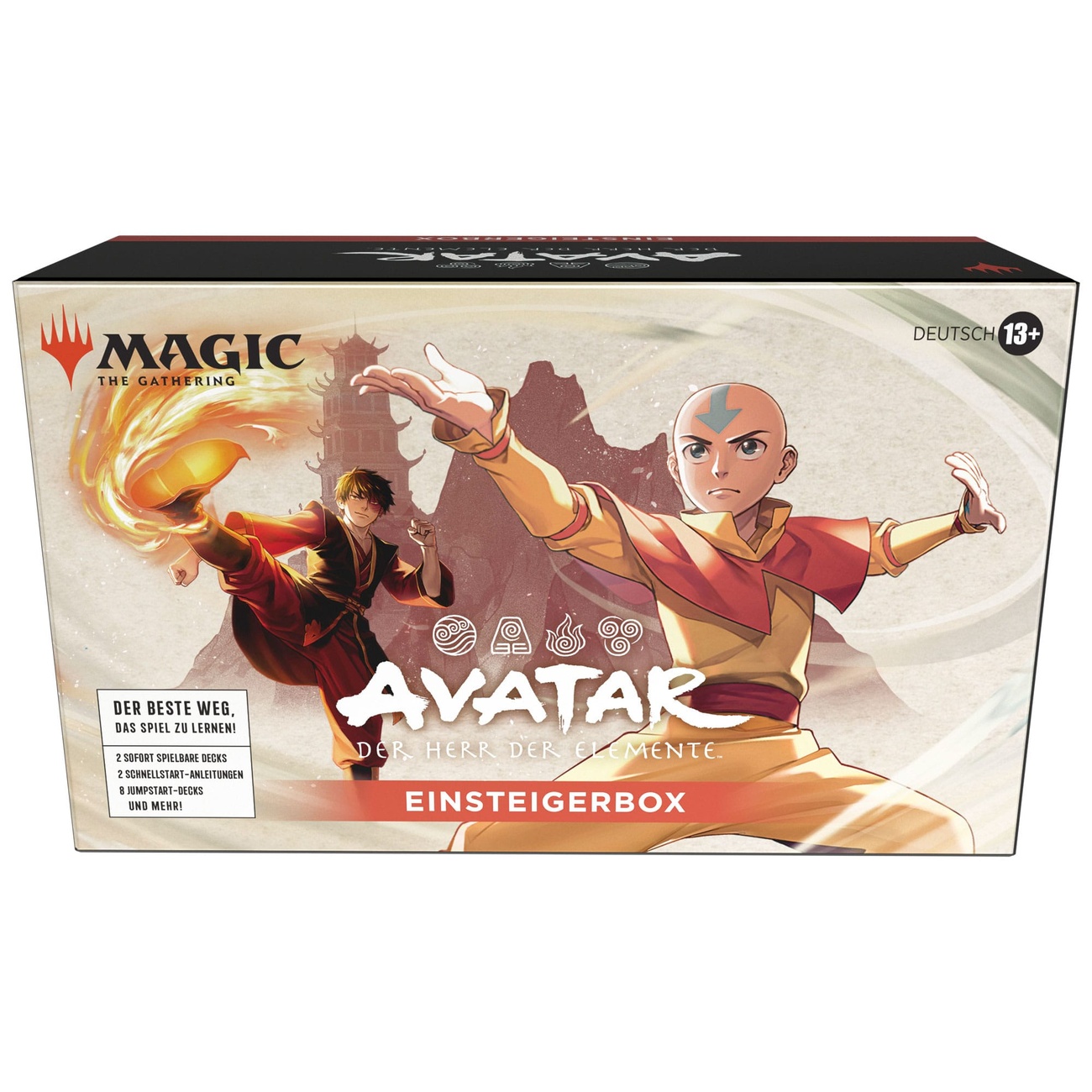 Magic the Gathering Avatar - Il Signore degli Elementi Display mazzi per principianti (3) tedesco - MiHoYo