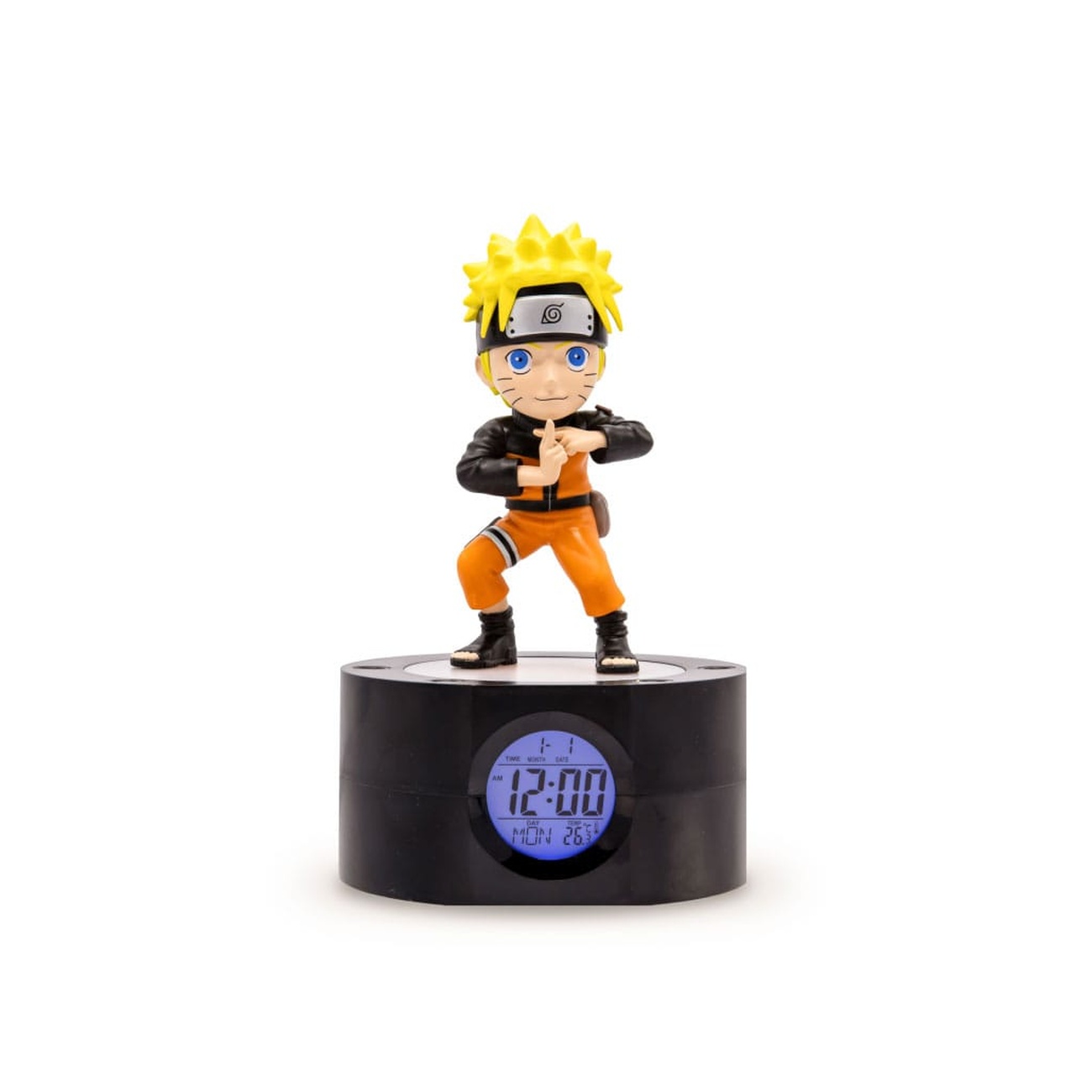 Naruto Shippuden Wekker met lichtfunctie Naruto 18 cm - mb1099