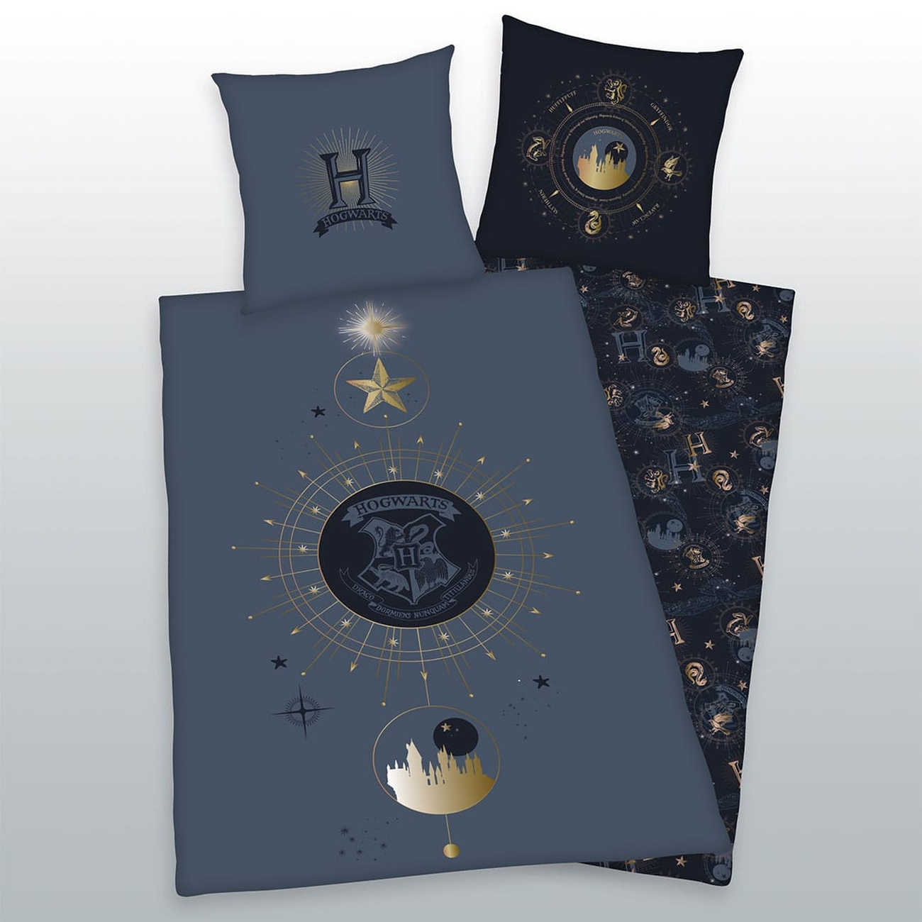 Harry Potter Ropa de cama Hogwarts 135 x 200 cm 80 x 80 cm - mb1060