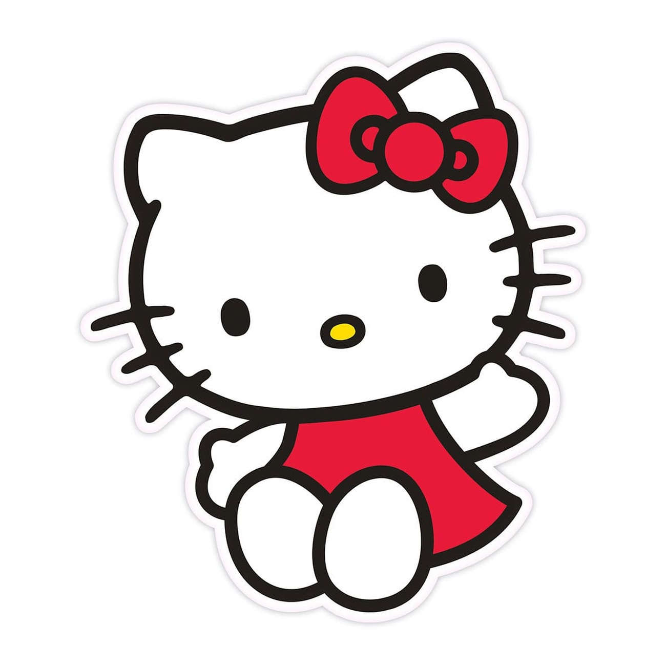 Sanrio Decorative Cushion Hello Kitty Red Dress 36 cm - Pyramid International