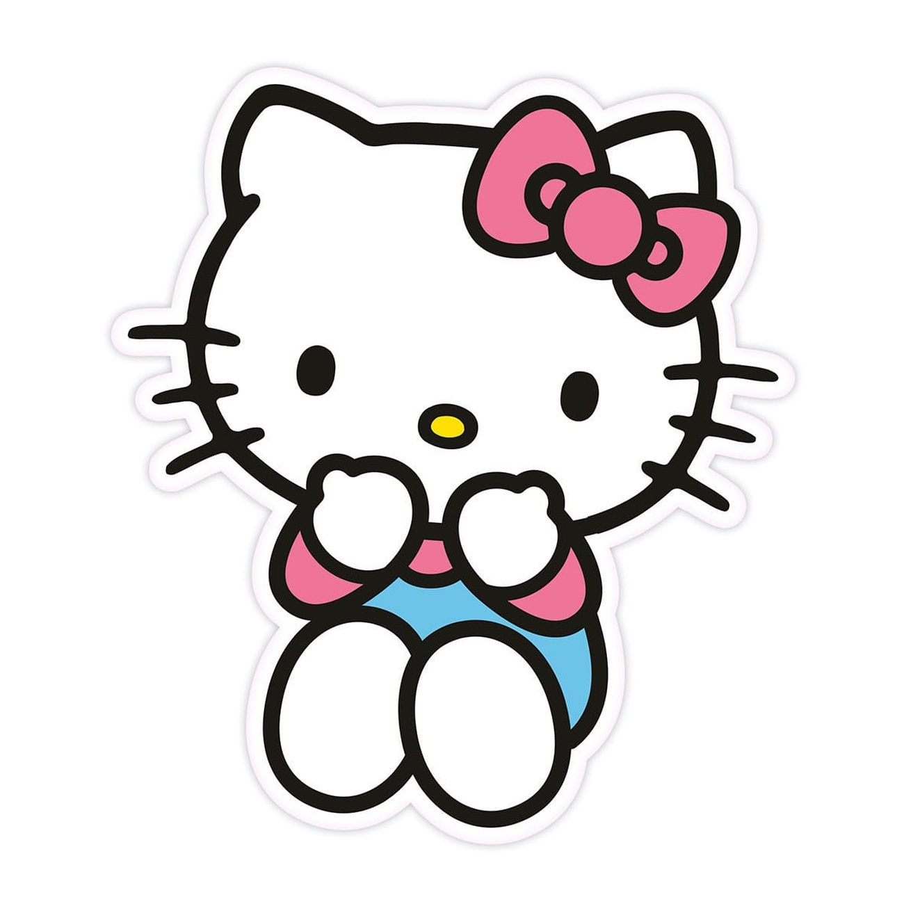 Sanrio Sierkussen Hello Kitty Blauwe Broek 36 cm - mb1060