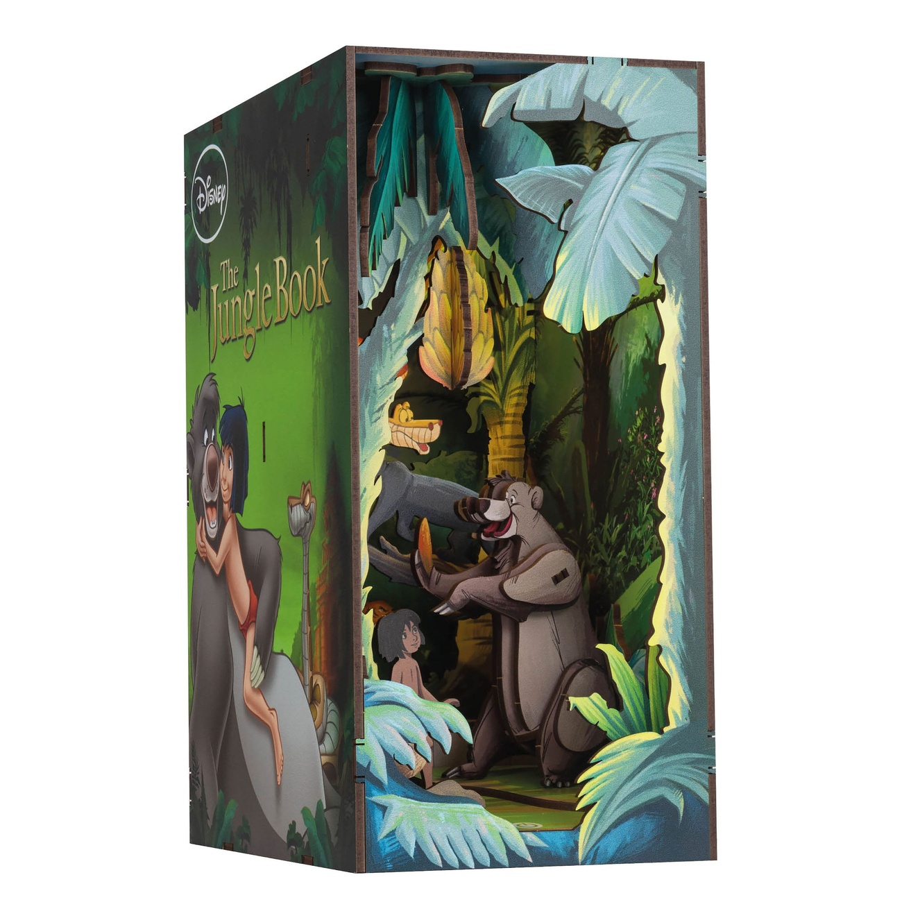 Disney Tiny Adventures Book Nook Mini diorama El libro de la selva 23 cm - Revell