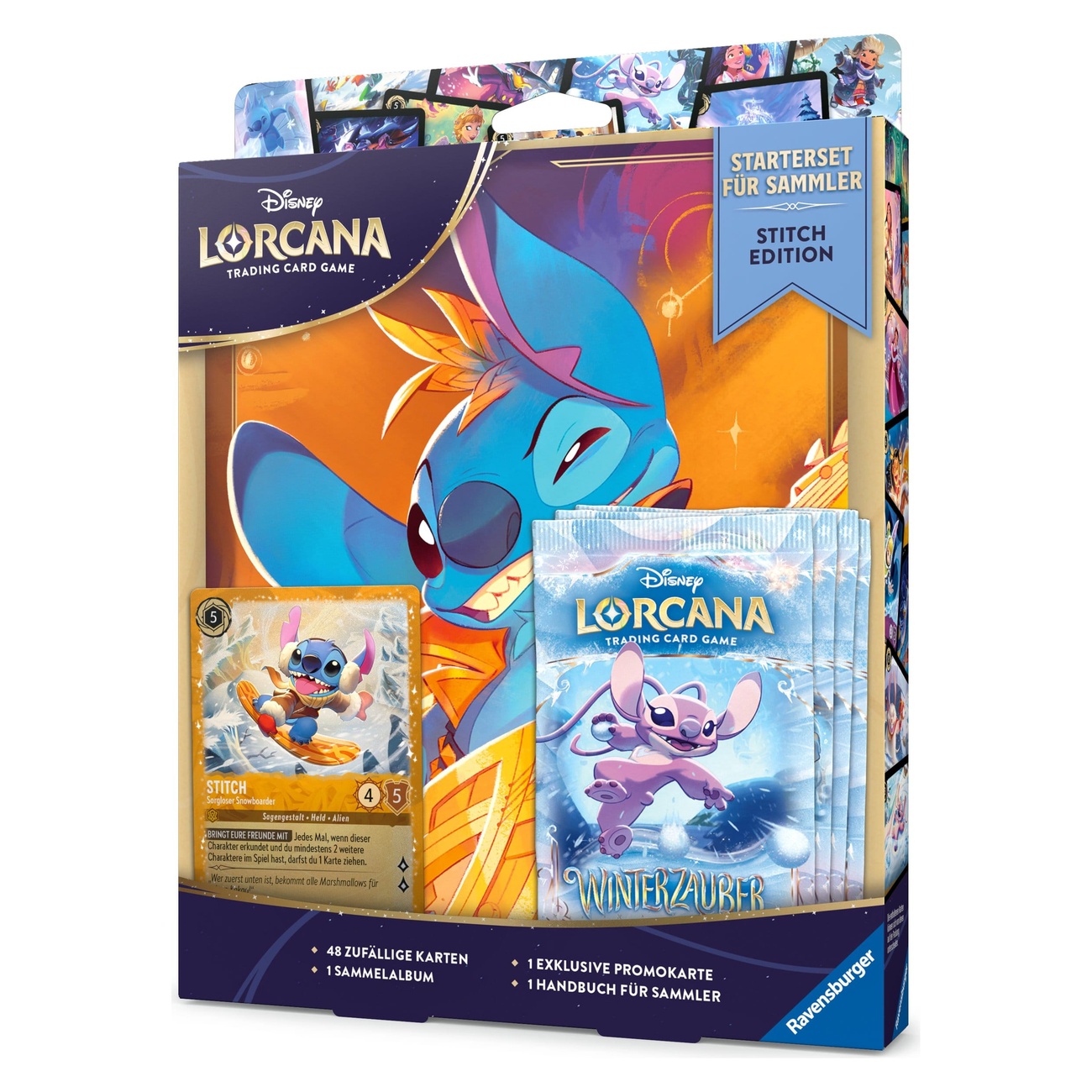 Disney Lorcana TCG Starter Set for Collectors Stitch Edition *German Edition* - Megahouse