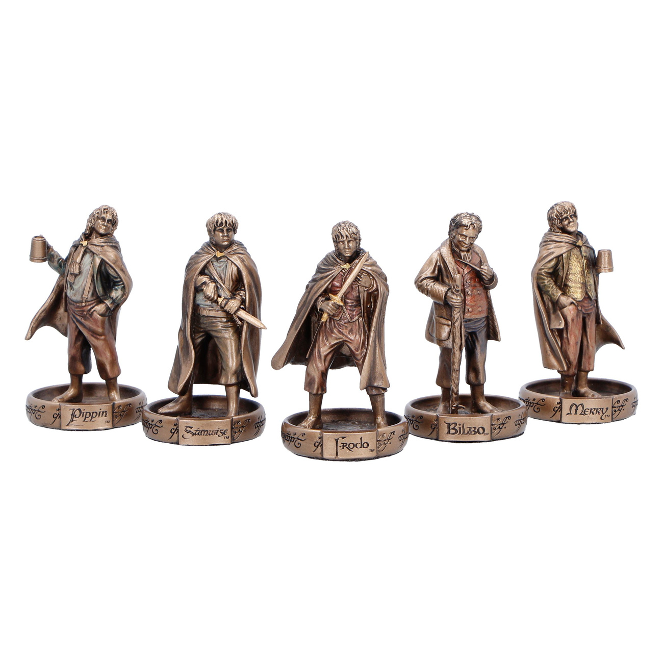 Il Signore degli Anelli - La Compagnia dell’Anello statuette da collezione set da 5 - Nemesis Now