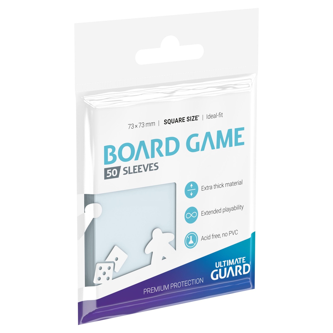 Ultimate Guard Fundas para juegos de mesa (50) - Cuadradas - Ultimate Guard