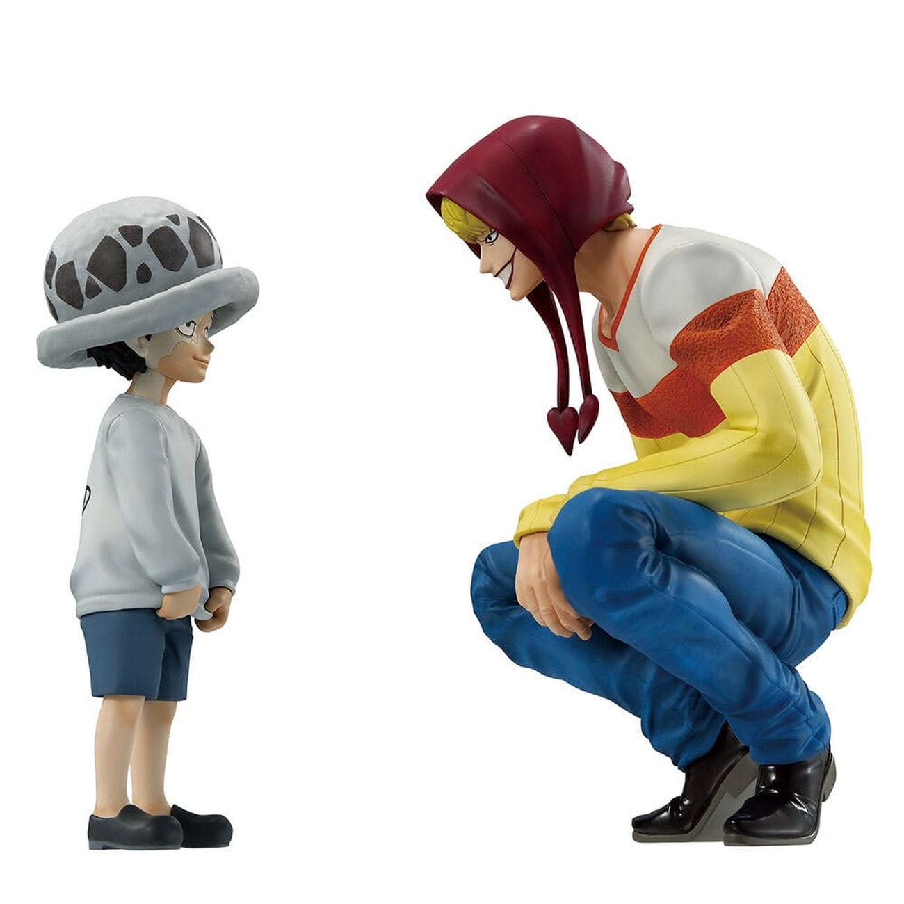 One Piece Ichibansho Figura PVC Trafalgar Law & Corazon (The Unbreakable Law) 11 cm - Banpresto