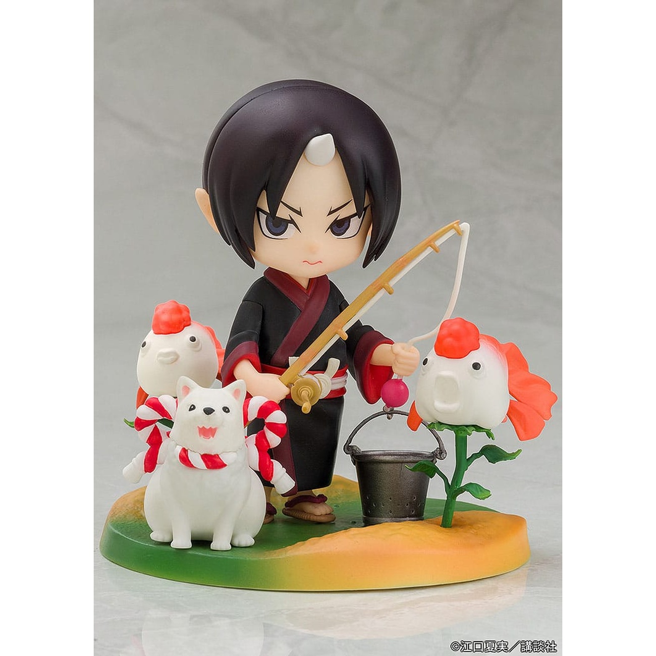 Hozuki no Reitetsu Hakotoniwa PVC Statue Hozuki & Shiro 11 cm