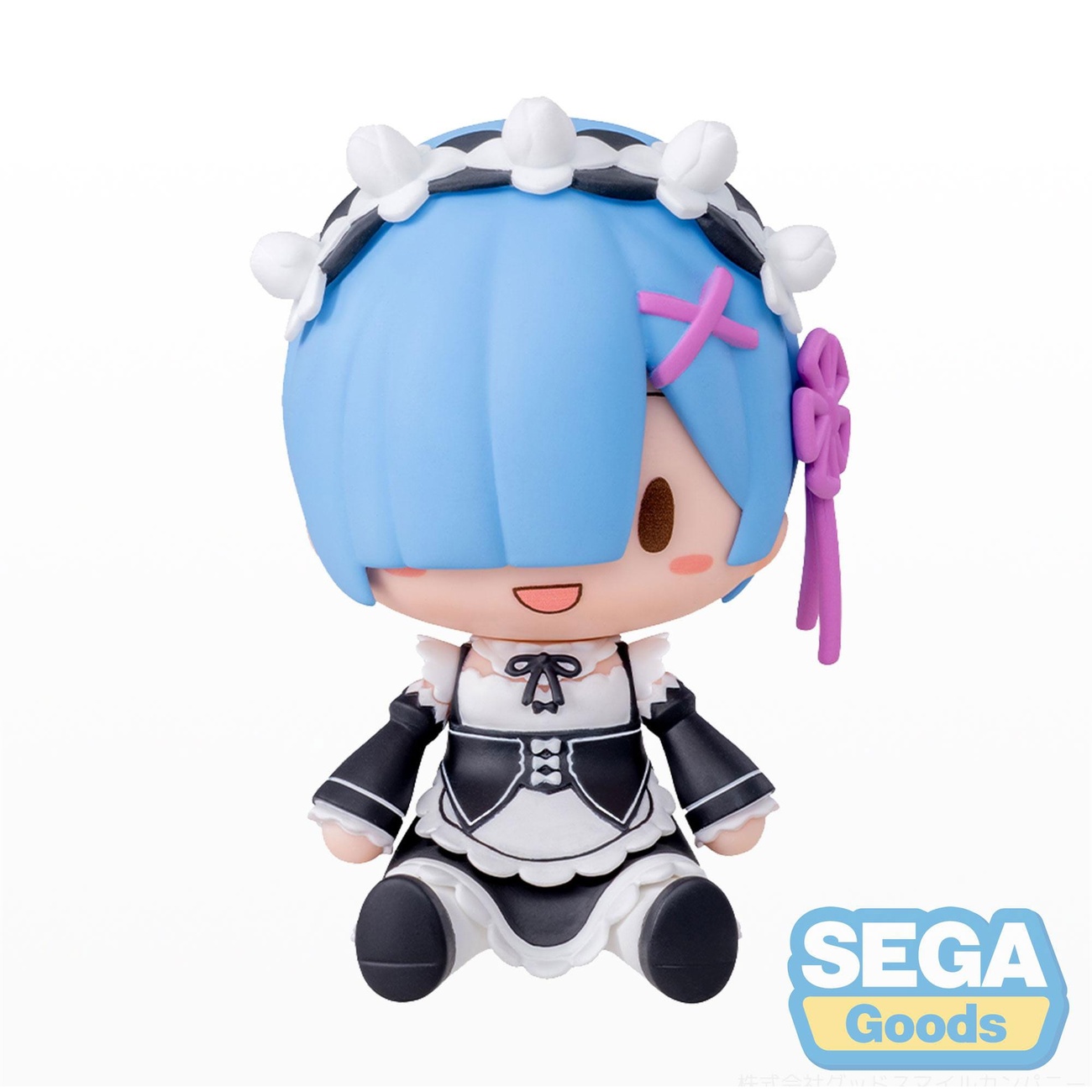 Re:Zero Starting Life in Another World Fuwa Petit Chibi Figur Rem 8 cm - Banpresto