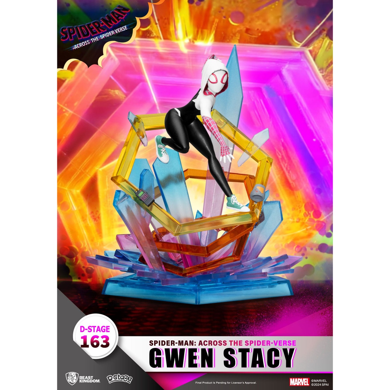 Marvel D-Stage PVC Diorama Spider-Man: Across the Spider-Verse Gwen Stacy 15 cm - Beast Kingdom Toys