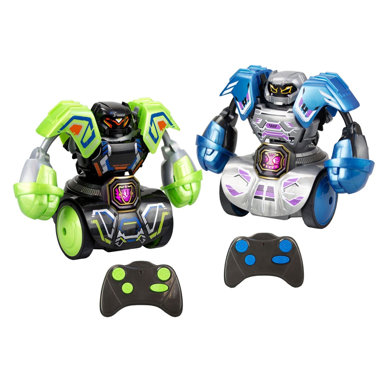 Silverlit Robo Kombat Tornado Ferngesteuerte Roboter 2er - Set Grün Blau