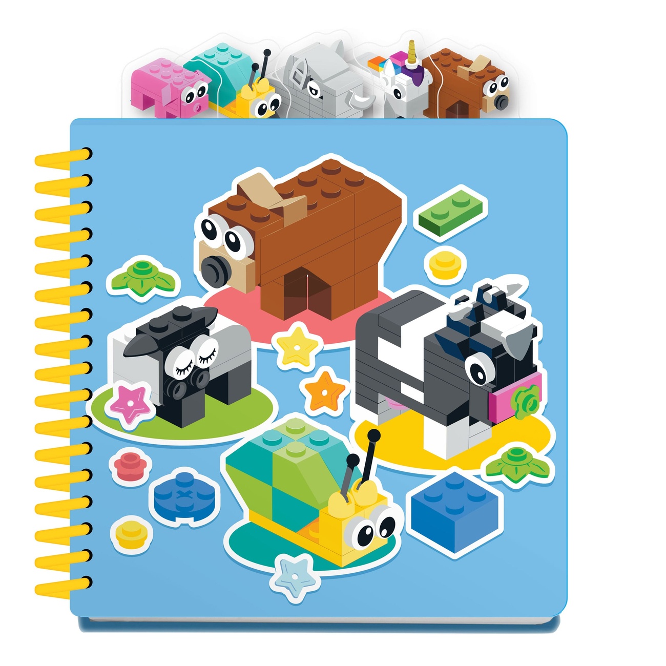 Quaderno a schede LEGO Icon Animali - Joy Toy