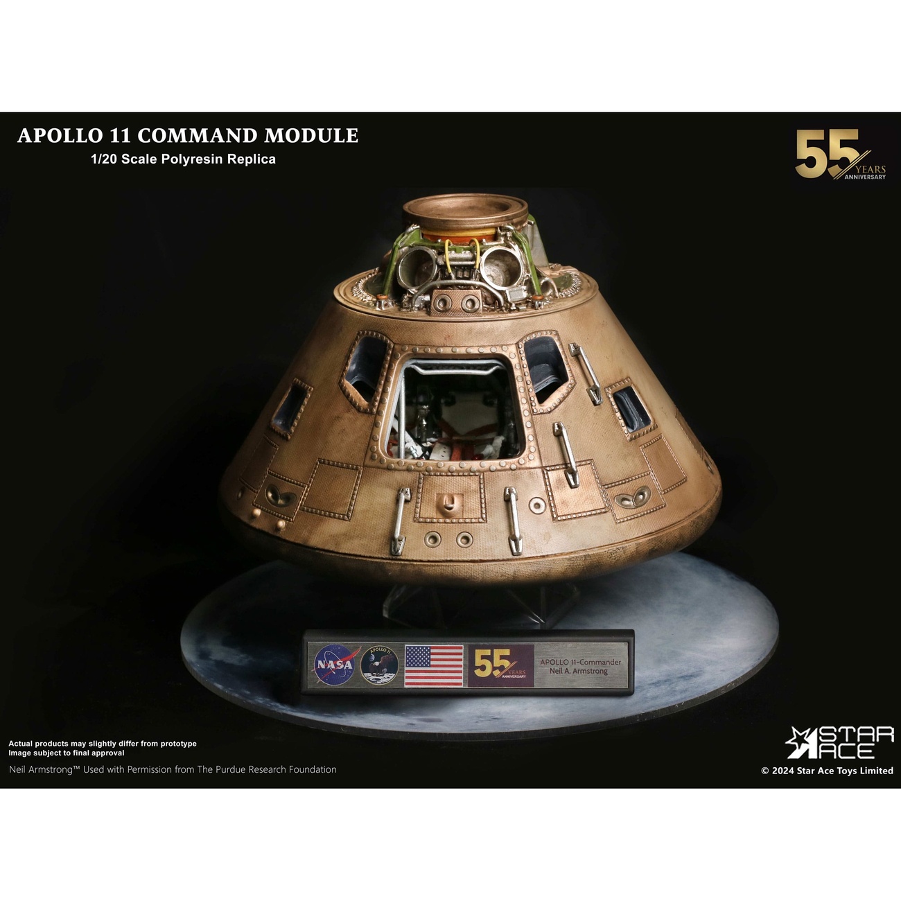 Apollo 11 Replik 1 20 Command Module (DX) 20 cm