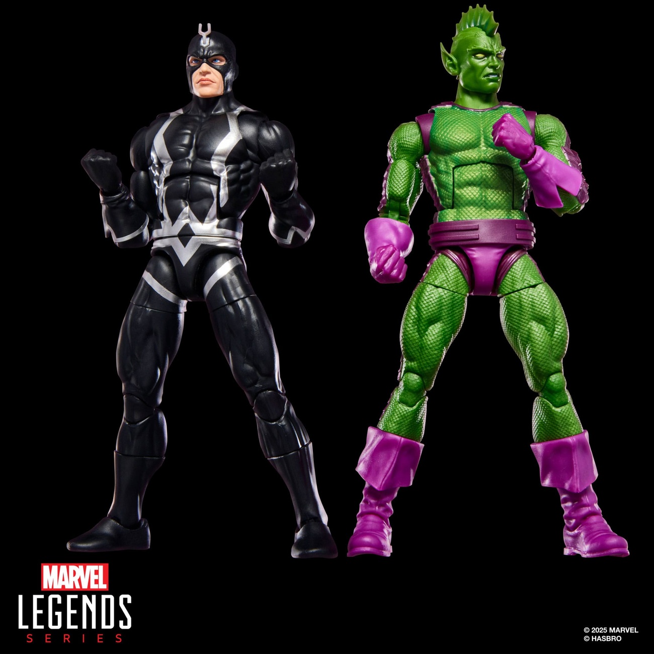 Inhumans Marvel Legends figuras de acción pack de 2 Black Bolt y Marvel's Triton 15 cm - Shepperton Design Studios