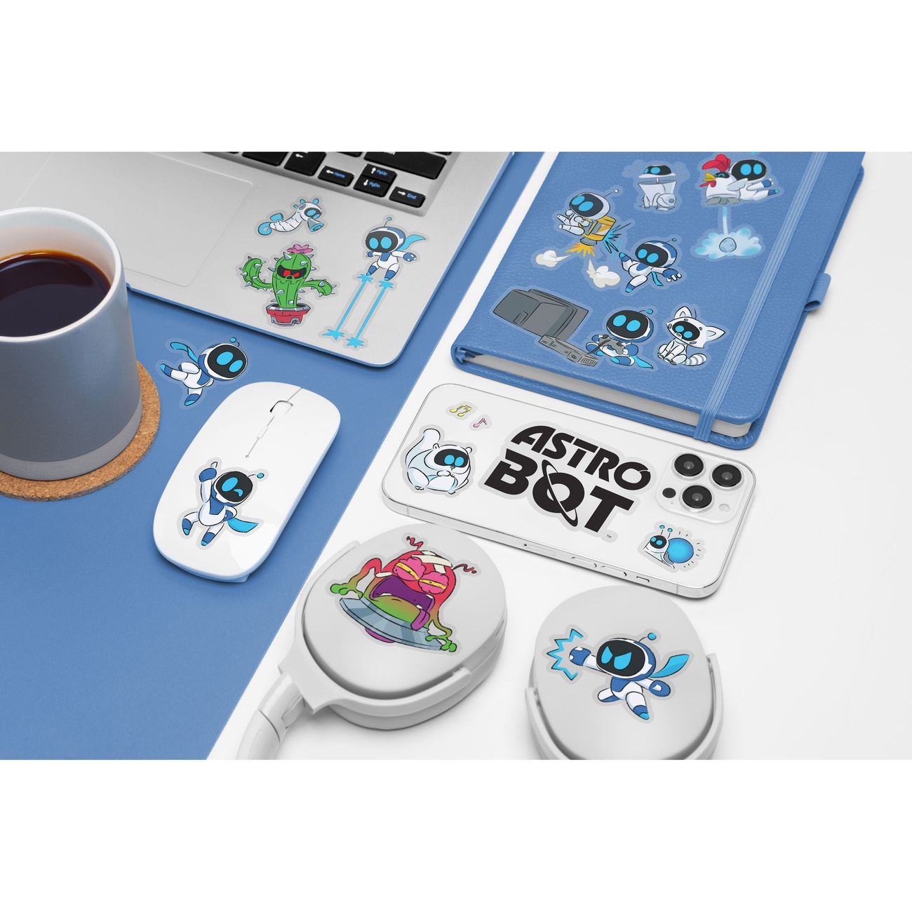 Astro Bot Vinyl Sticker Set Astro Bot - POP MART