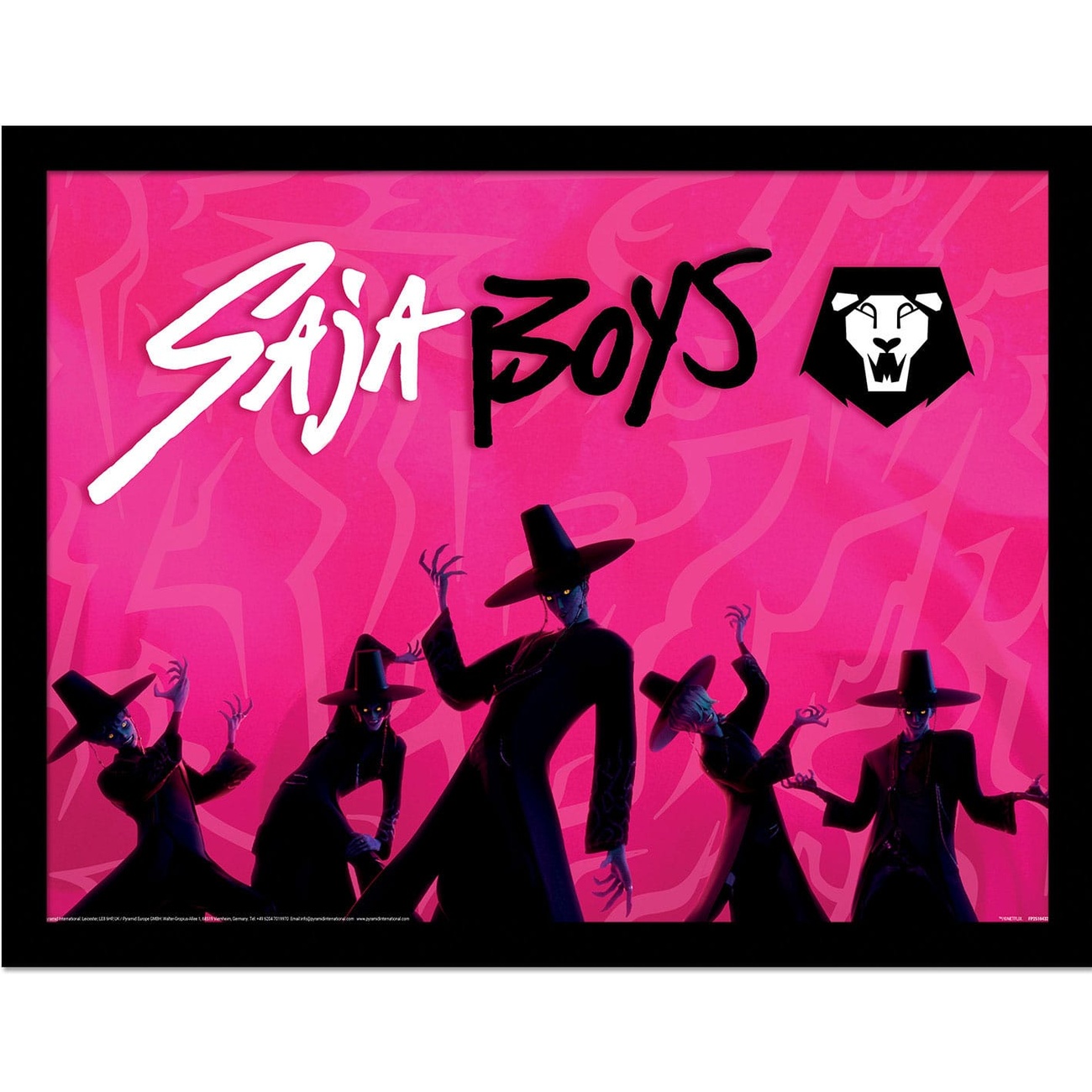 K-Pop Demon Hunters Collector Print – Framed Poster Saja Boys Idol