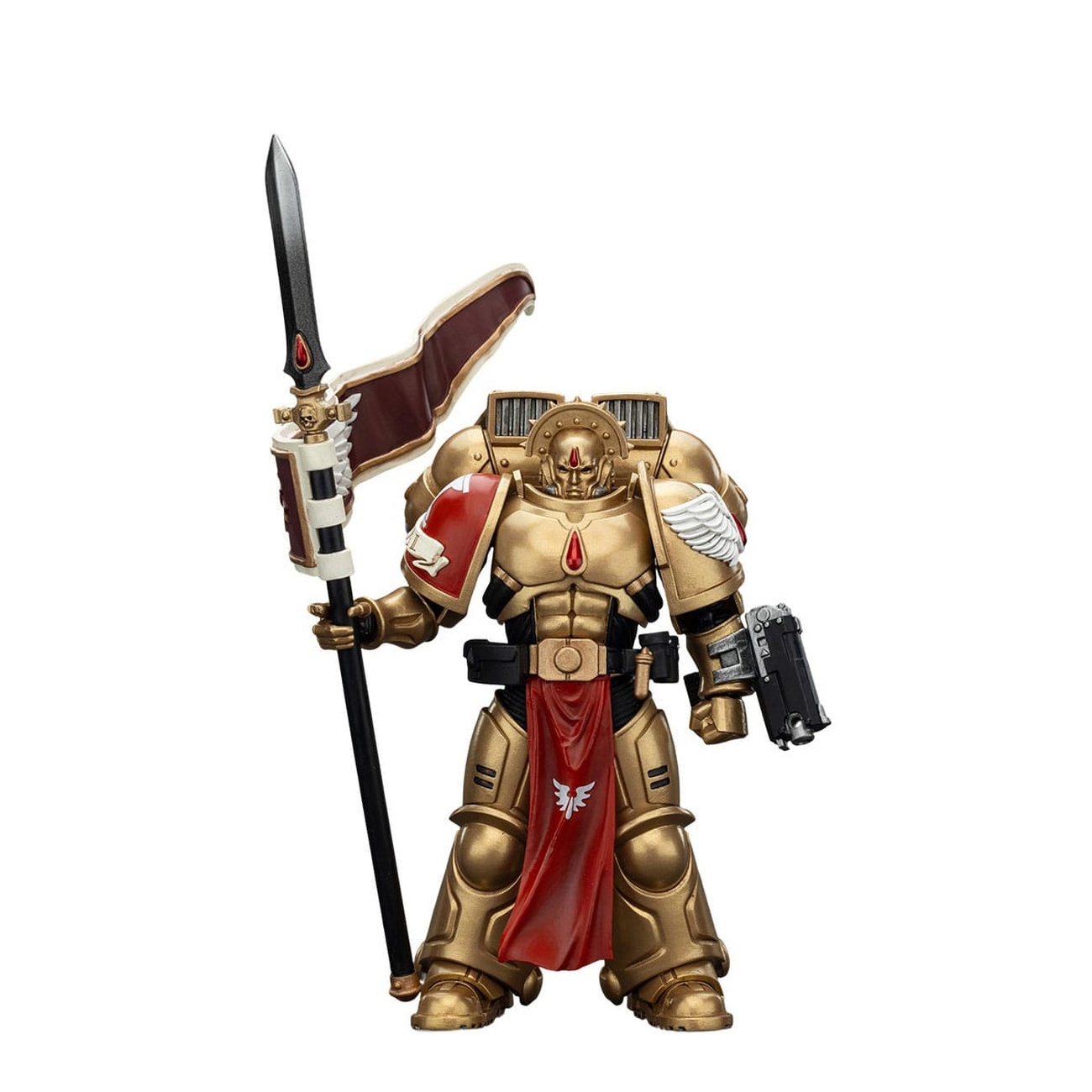 Warhammer 40,000: Combat Patrol Blood Angels Actiefiguur Sanguinary Guard 3 met Angelus Boltgun en Encarmine Spear 20 cm - JOYTOY